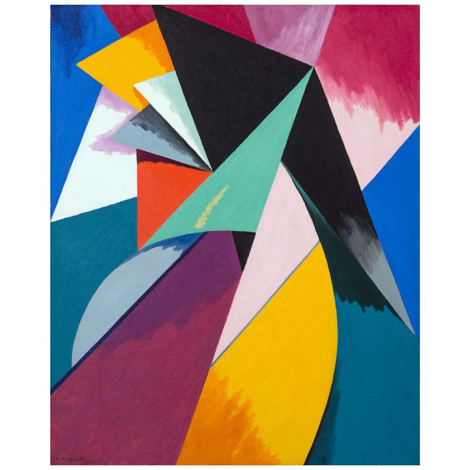  Alberto Magnelli. Dipinto No. 529. 1915. Museo del Novecento Firenze