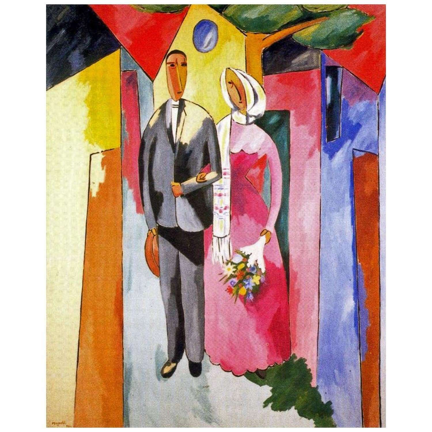  Alberto Magnelli. Sposa e sposo. 1930. Galerie Lelong Paris