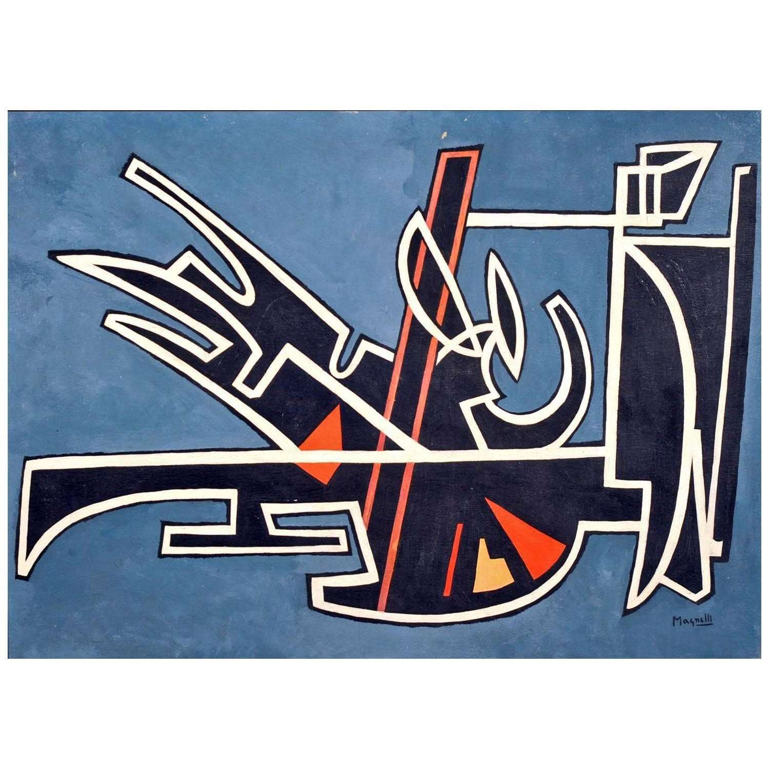  Alberto Magnelli. Giro oceanico. 1937. Centre Pompidou