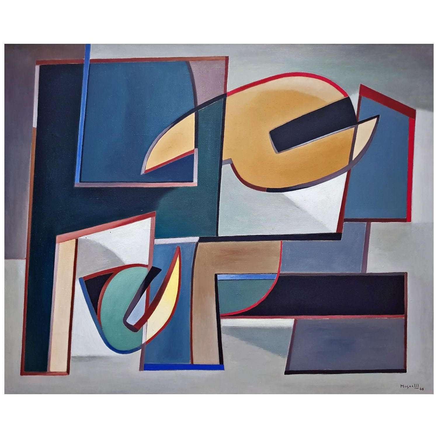  Alberto Magnelli. Assenza di ostilit? No. 2. 1948. Musee Unterlinden Colmar