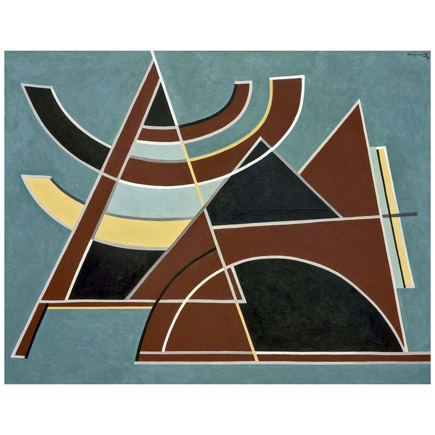  Alberto Magnelli. Natura satellique. 1956. MAMC Strasbourg