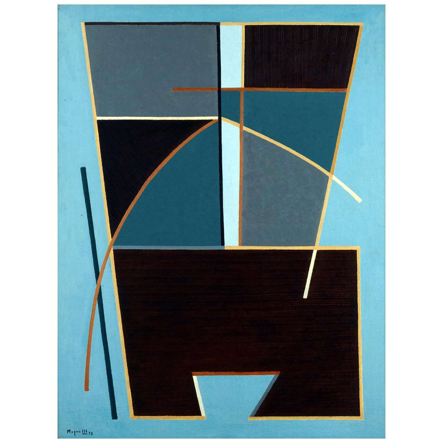  Alberto Magnelli. Legende. 1958. MAC VAL, Val-du-Marne