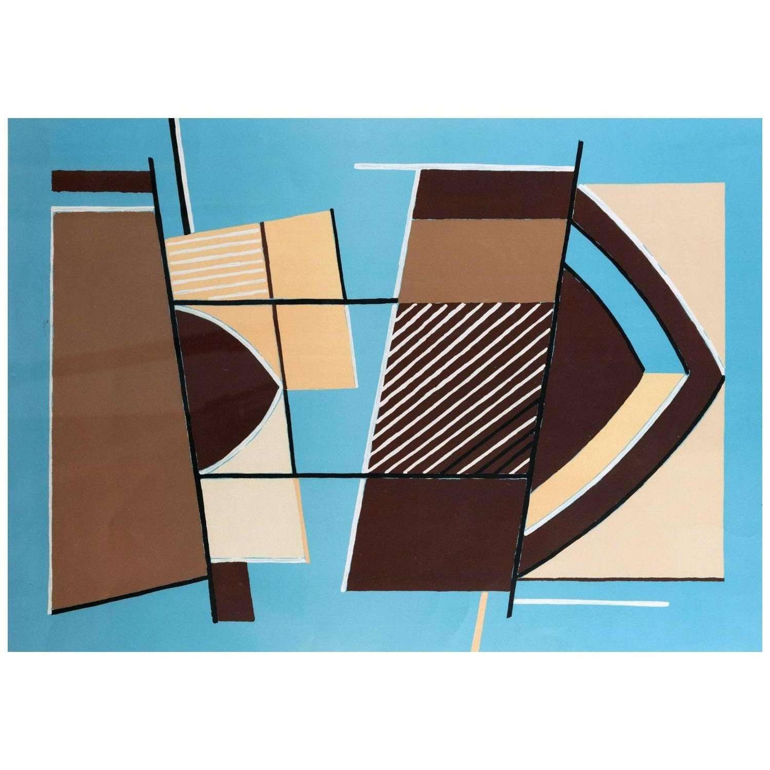  Alberto Magnelli. Composizione astratta. 1960