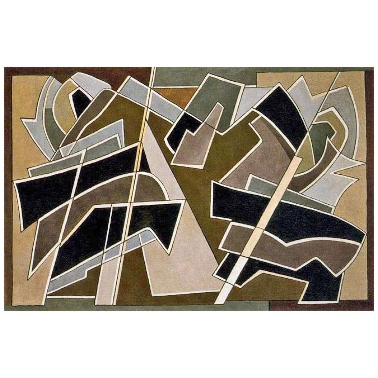  Alberto Magnelli. Tempesta ordinata. 1967. Centre Pompidou