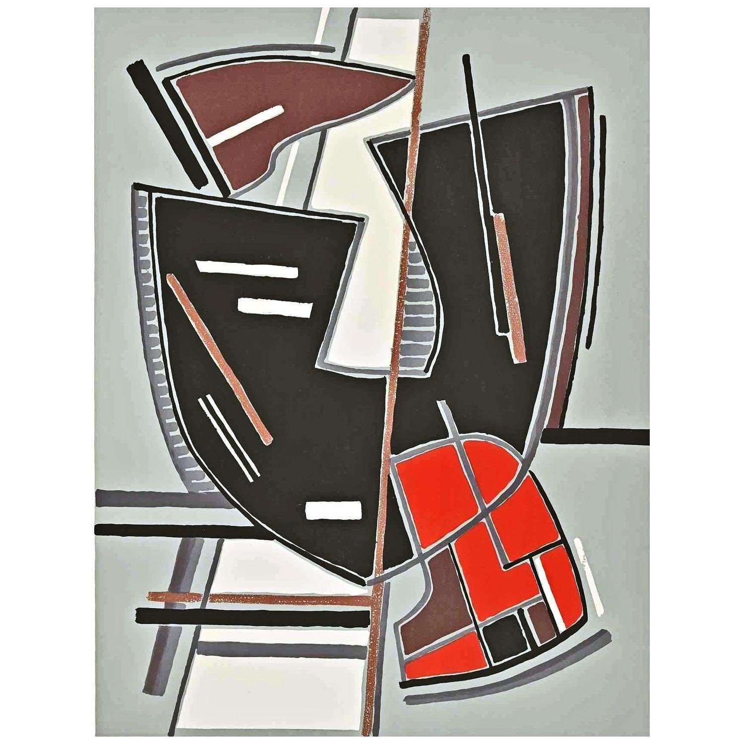  Alberto Magnelli. Composizione astratta. 1970