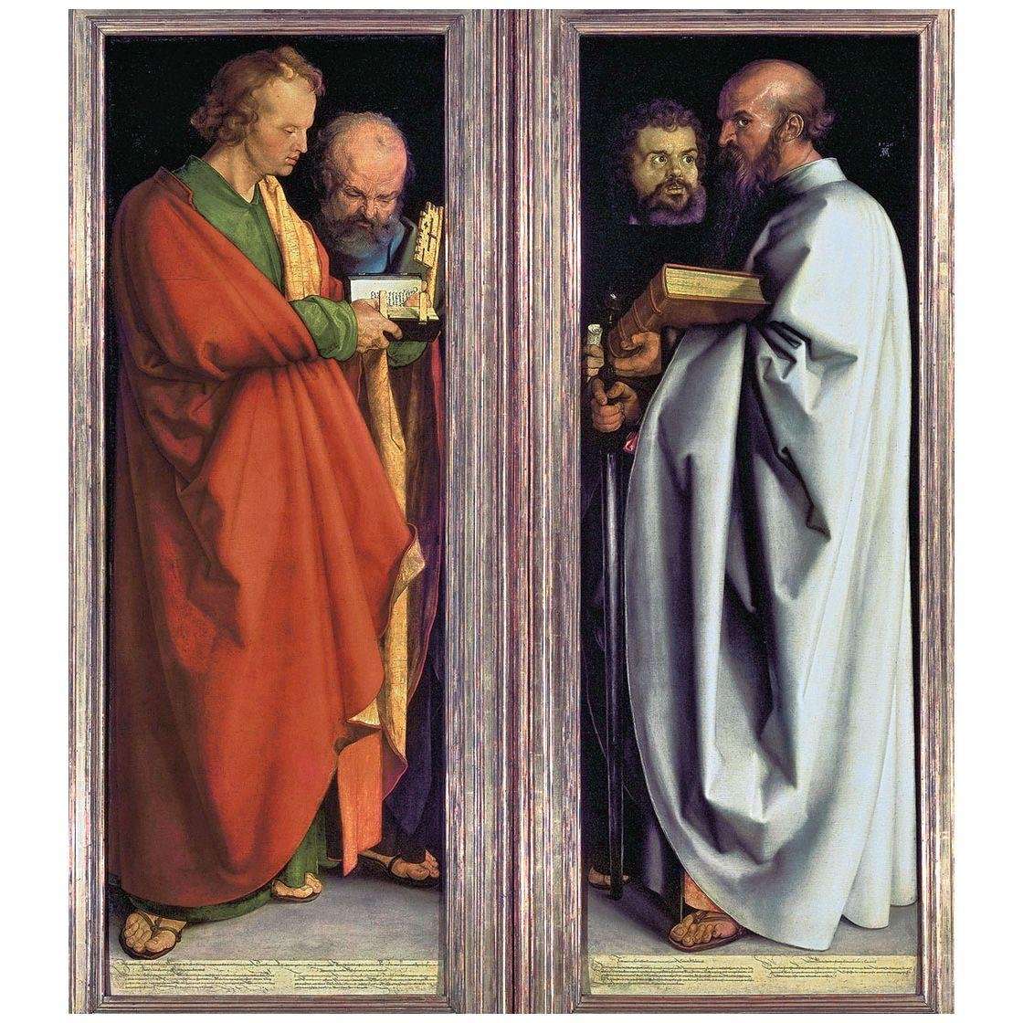  Albrecht Durer. The Four Apostles. 1526. Alte Pinakothek Munchen