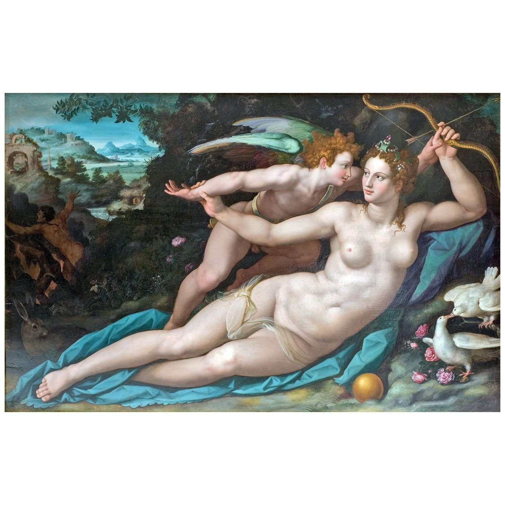  Alessandro Allori. Venere e Cupido. 1570. Musee Fabre Montpellier