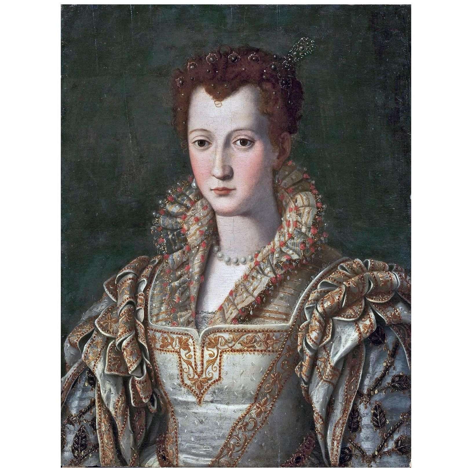  Alessandro Allori. Eleonora (Dianora) Medici di Toledo. 1571. Hermitage Museum