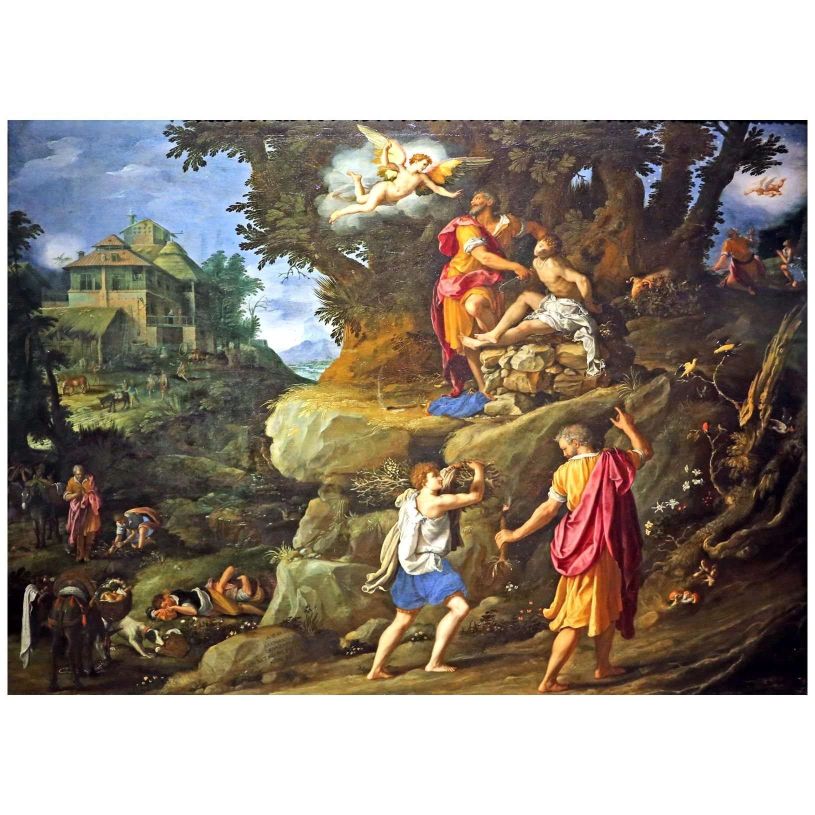  Alessandro Allori. Sacrificio di Isacco. 1601. Galleria degli Uffizi