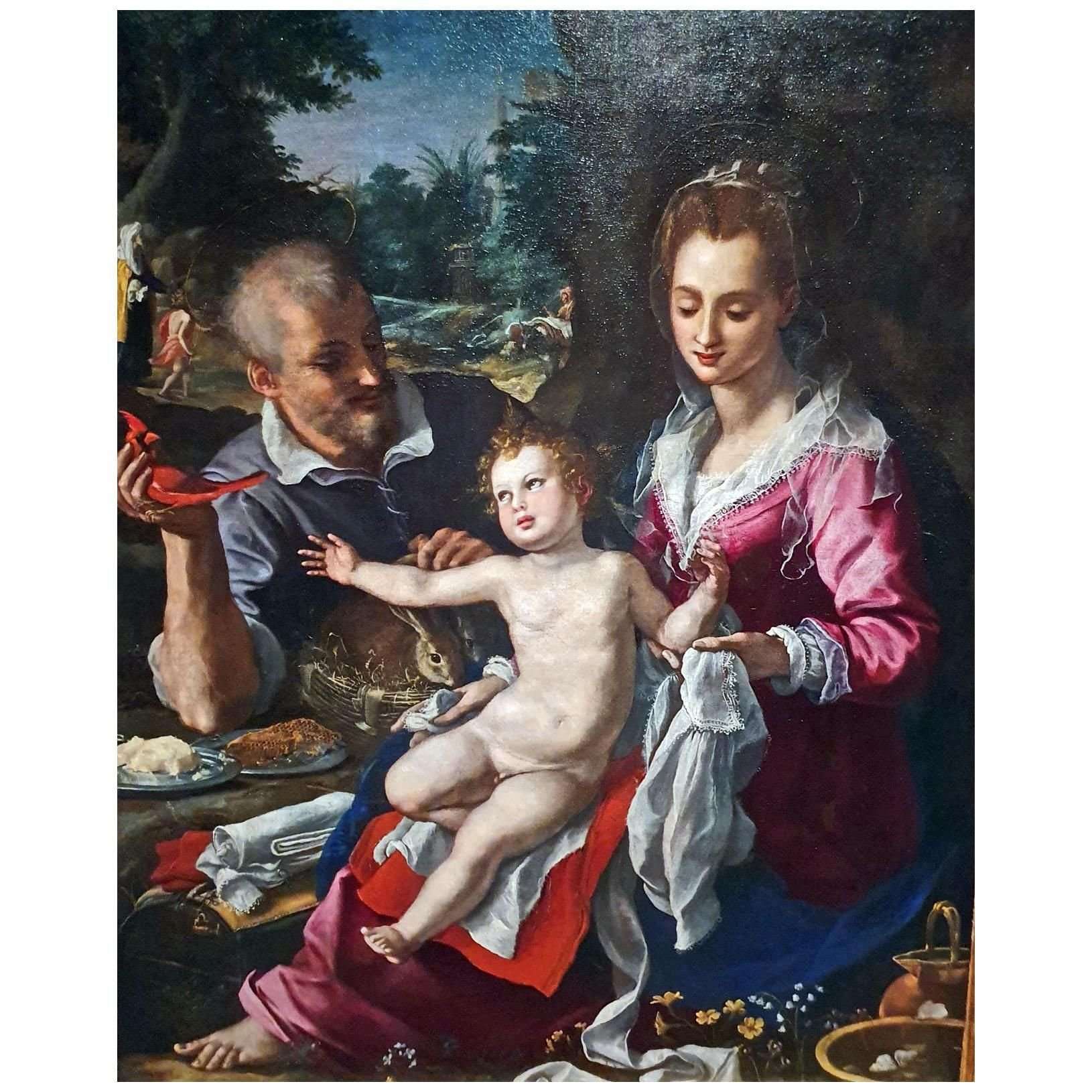  Alessandro Allori. Riposa sulla fuga in Egitto. 1602. MNAA Lisboa