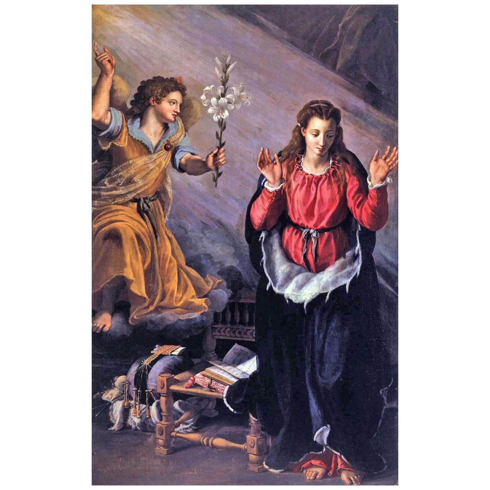  Alessandro Allori. Annunciazione. 1603. Galleria dellAcademia Firenze