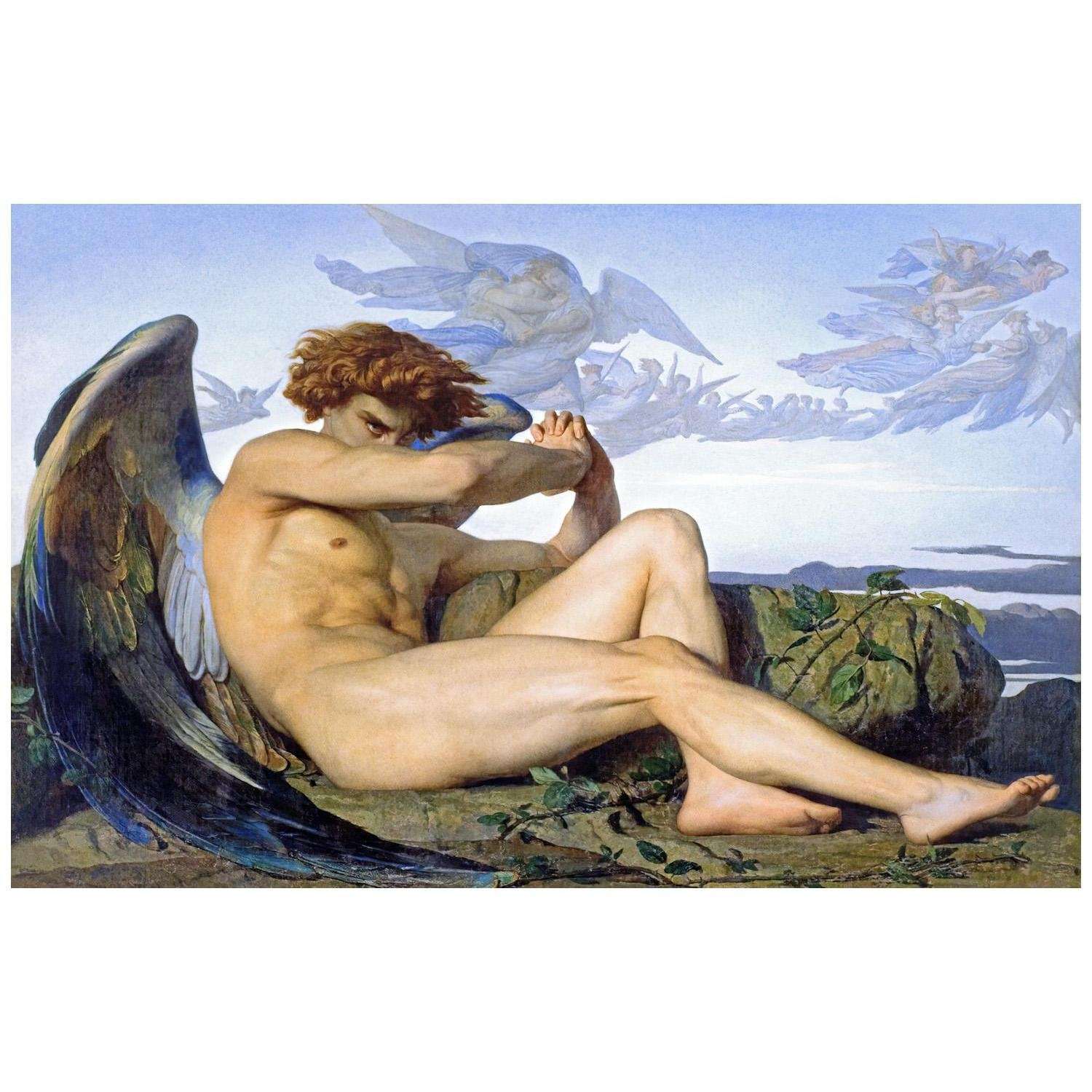  Alexandre Cabanel. Lange dechu. 1847. Musee Fabre Montpellier