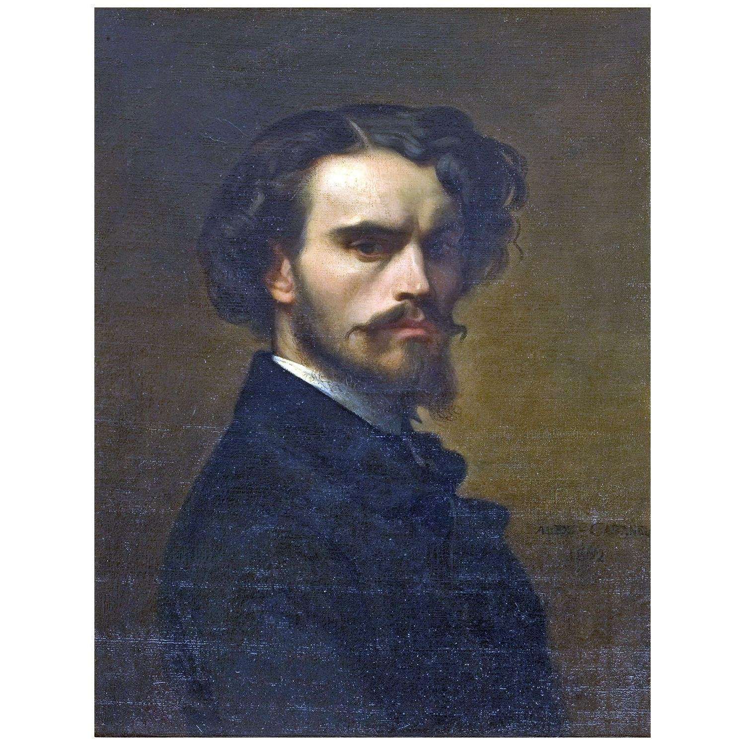  Alexandre Cabanel. Portrait de lartiste. 1852. Musee Fabre Montpellier