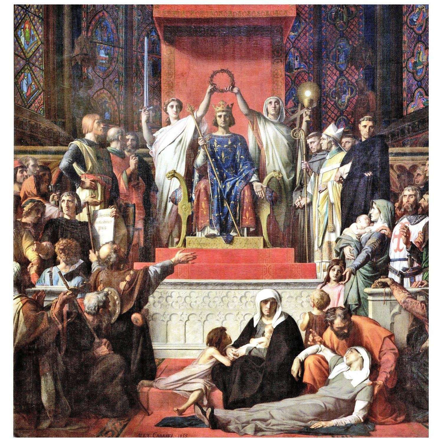  Alexandre Cabanel. La Glorification de Saint Louis. 1854. Chateau de Versailles