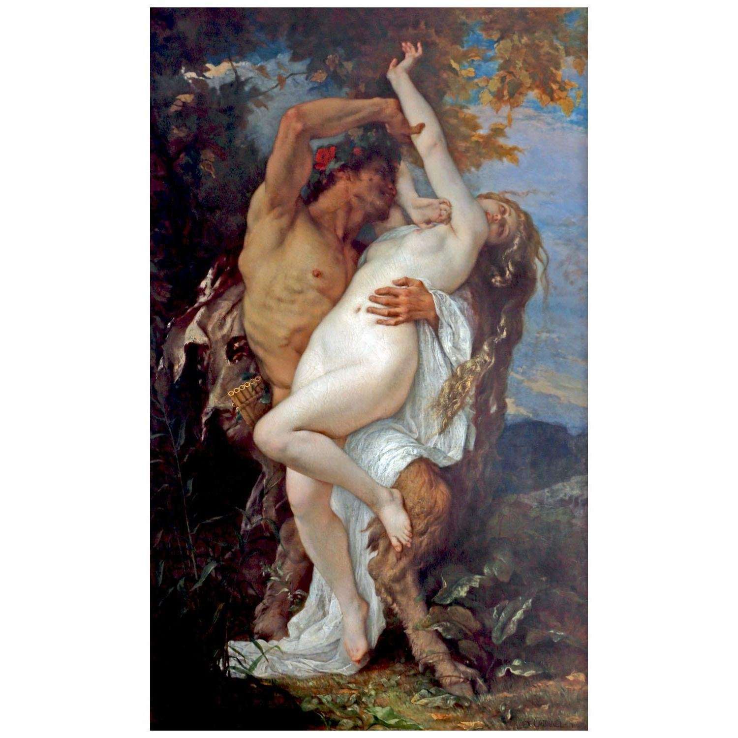  Alexandre Cabanel. Nymphe et Satyre. 1860. PdBA de Lille