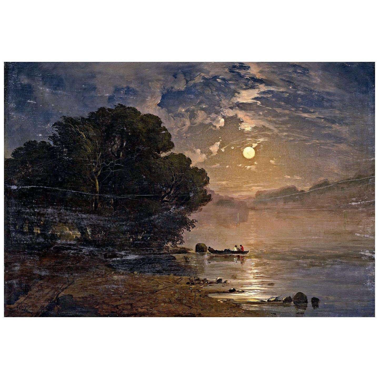  Alexandre Calame. Paysage du Soir. 1840. Kunstmuseum Bern