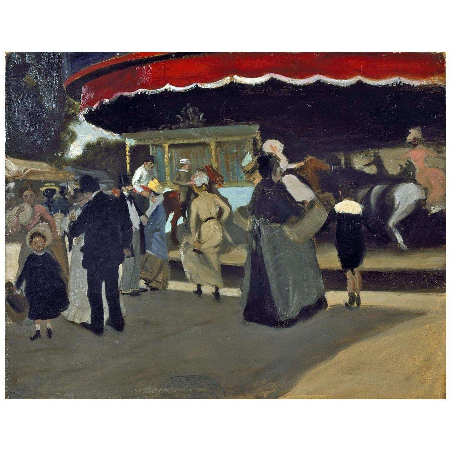  Alfred Maurer. Carrousel. 1901. Brooklyn Museum