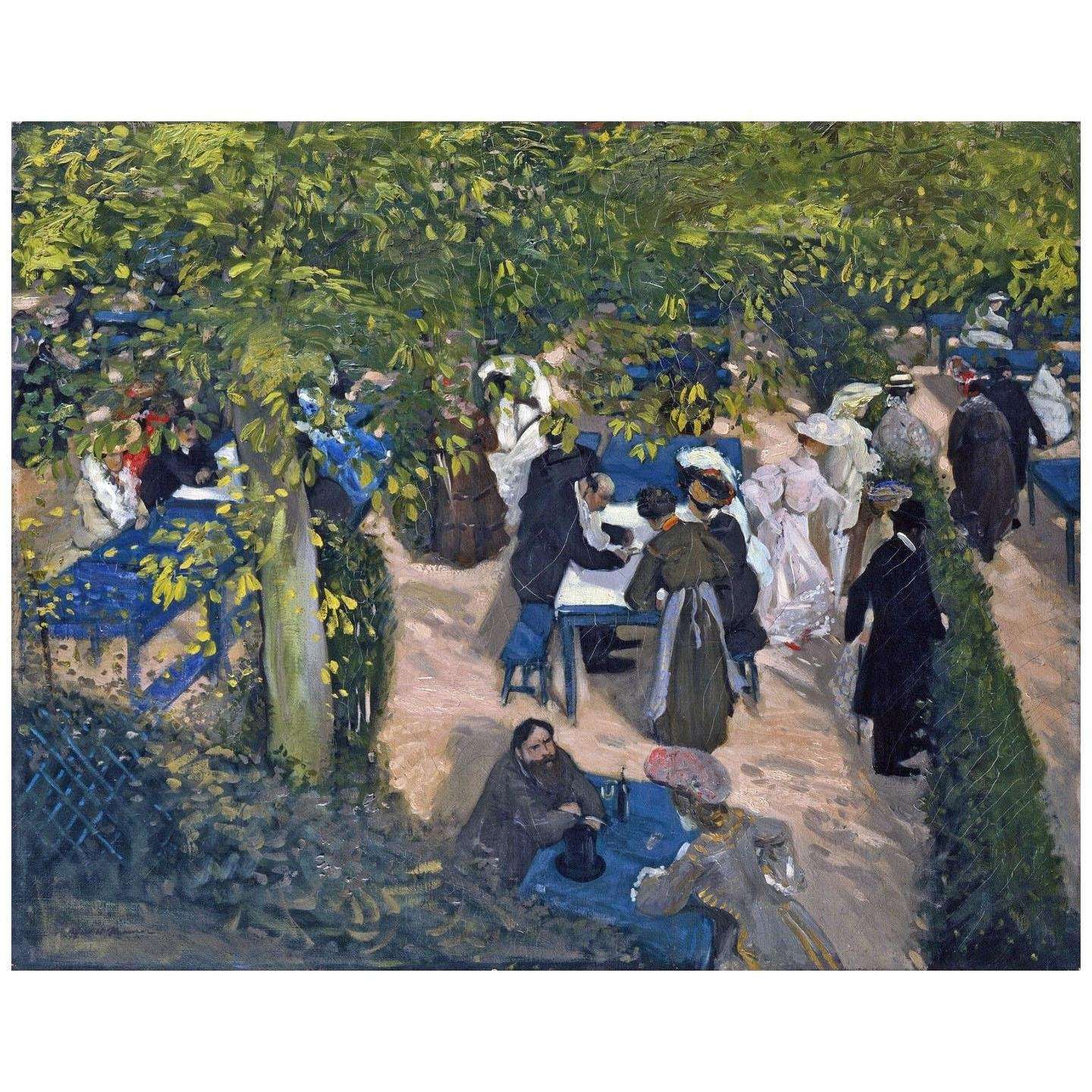  Alfred Maurer. In the Garden. 1905. Hermitage Sankt Petersburg