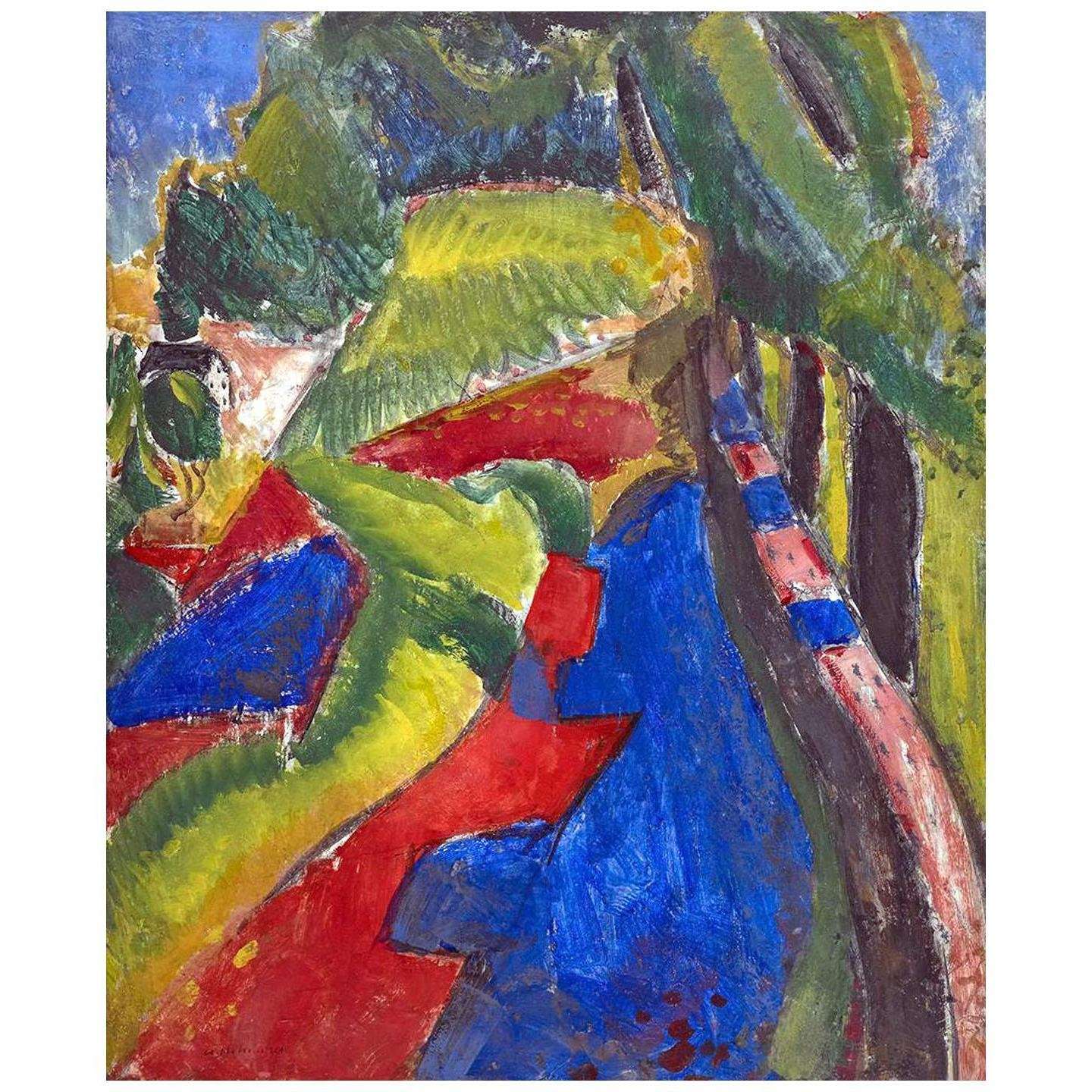  Alfred Maurer. Fauve Landscape. 1908. Crystal Bridges Museum Bentonville
