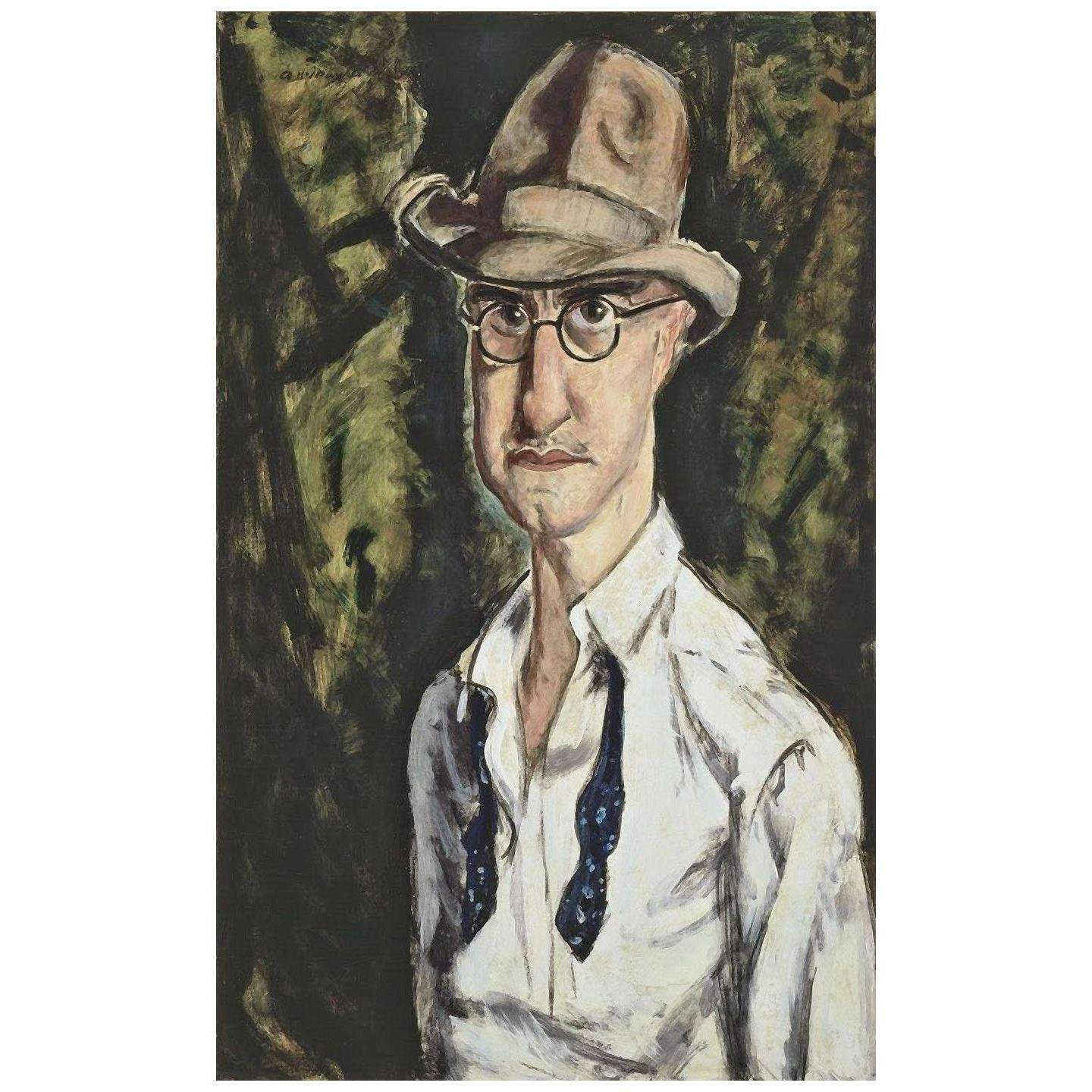  Alfred Maurer. Self-portrait with Hat. 1927. Whitney Museum New York