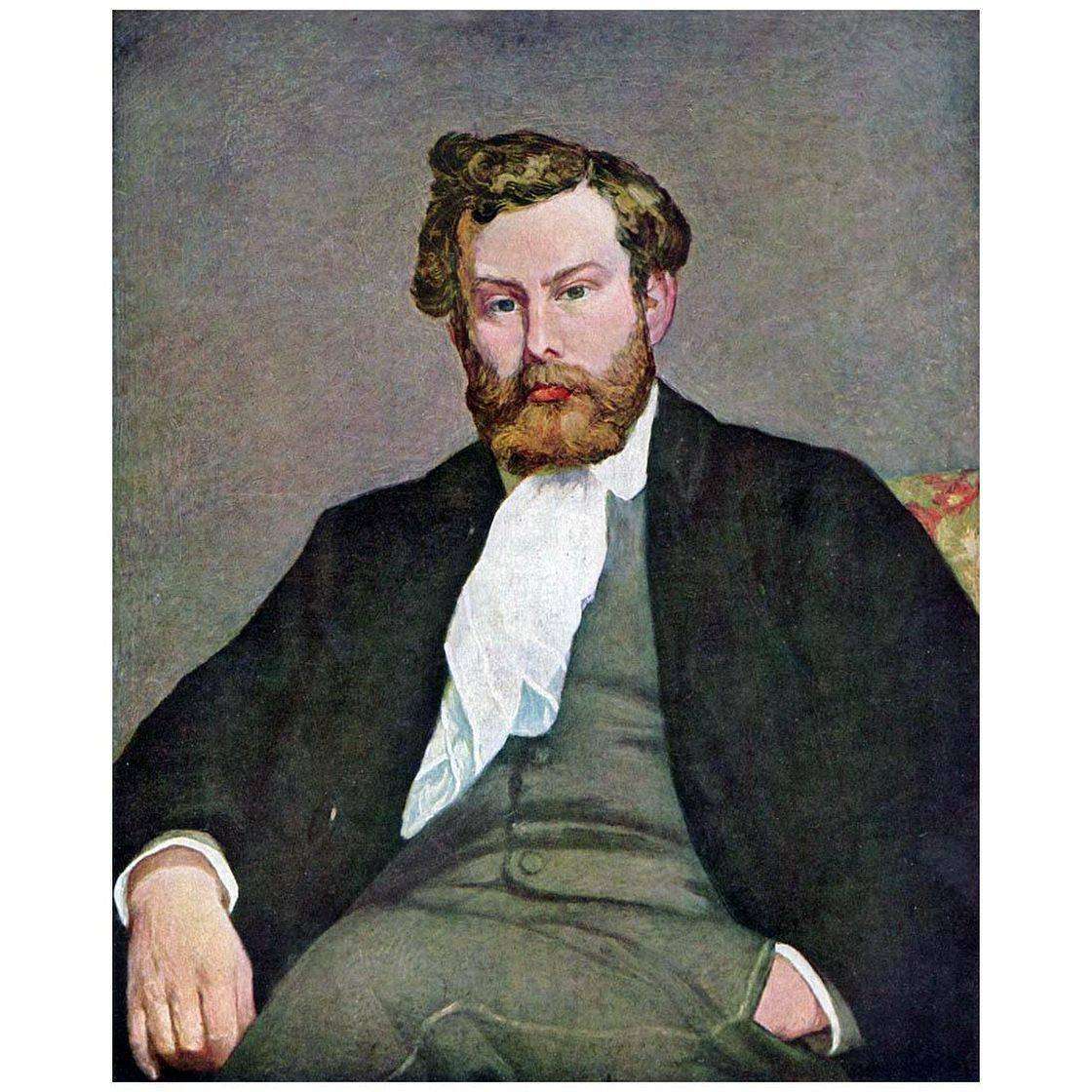  Pierre-Auguste Renoir. Alfred Sisley. 1868. Foundation Buhrle Zurich