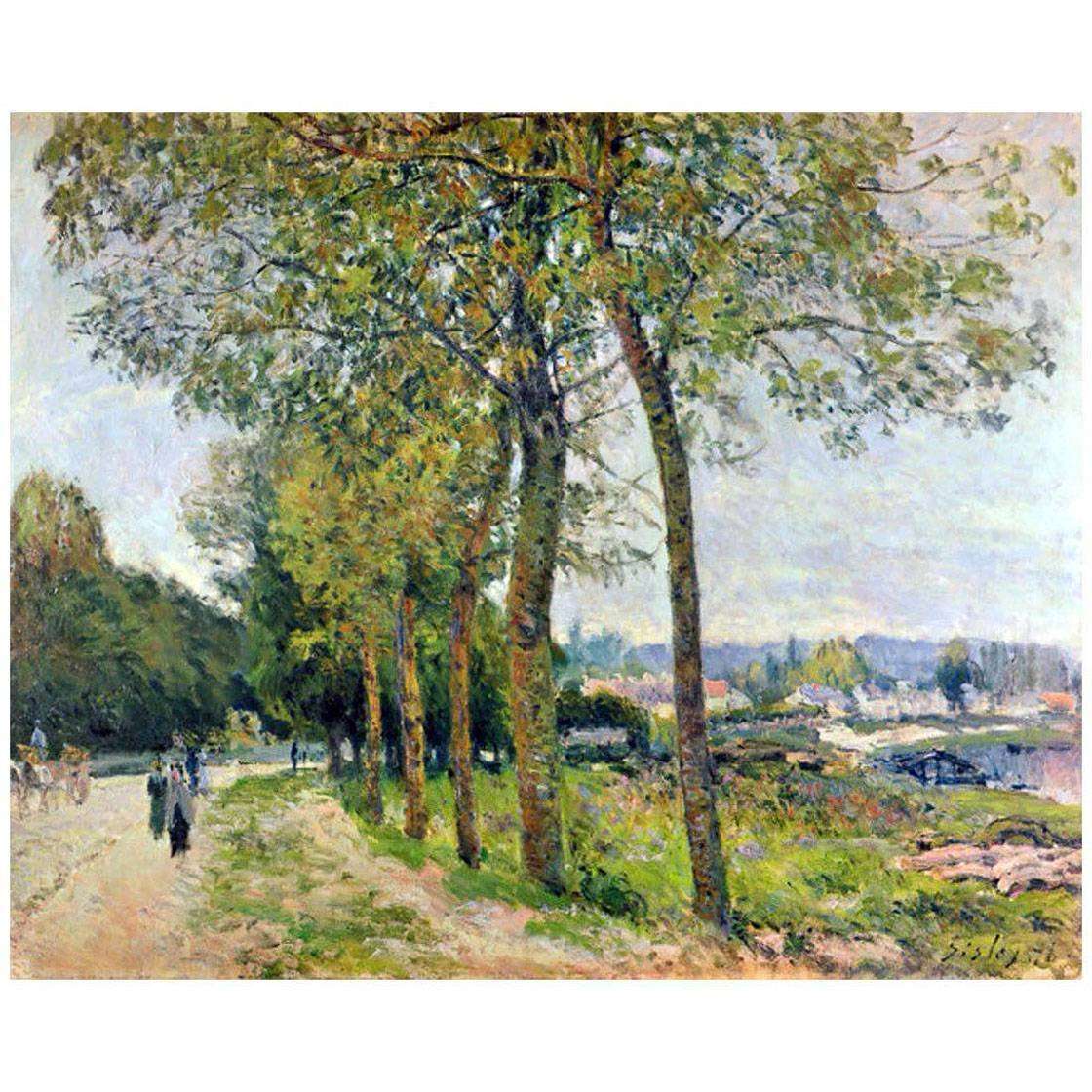  Alfred Sisley. Siene a Marley. 1876. Musee des Beaux-arts de Lyon