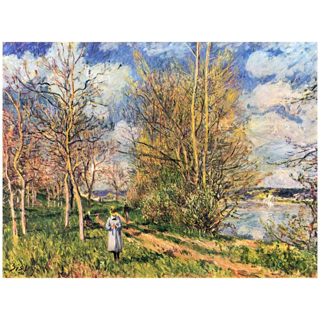  Alfred Sisley. Les Petits Pr?s au printemps. 1881. Tate Britain