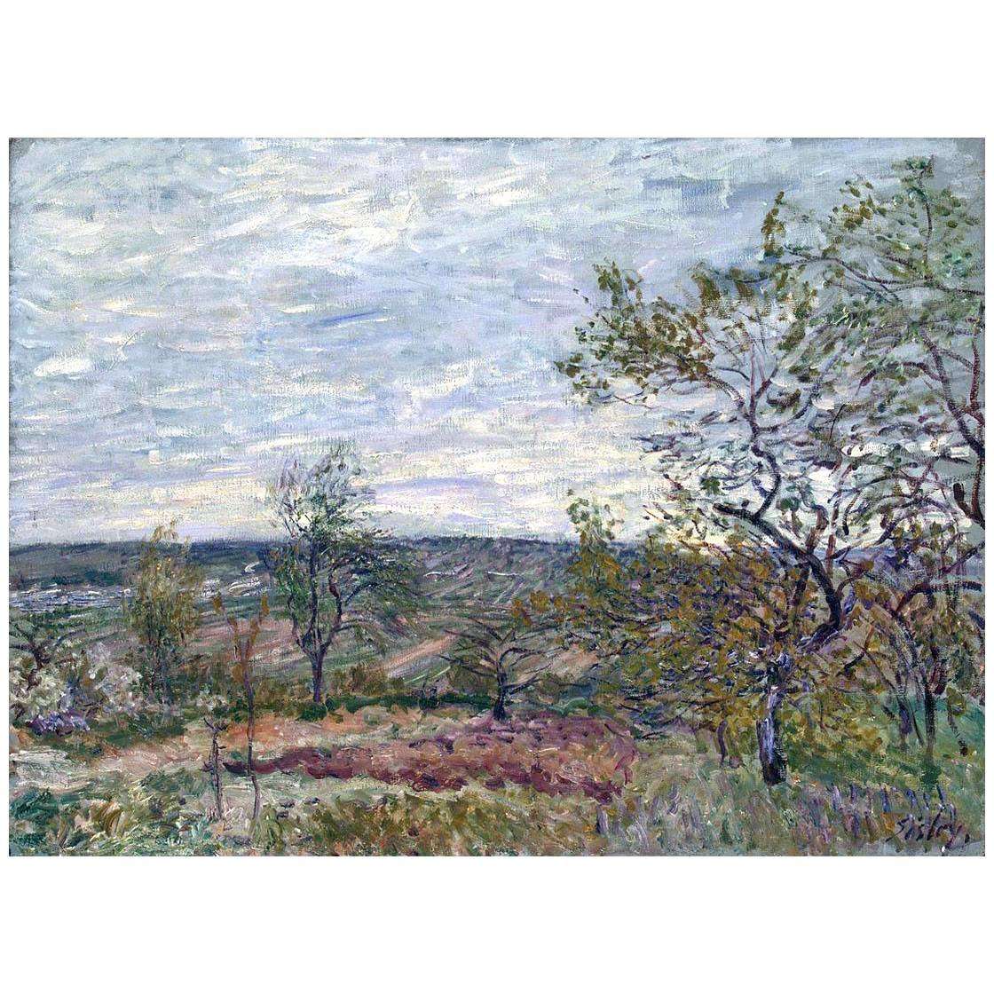  Alfred Sisley. Jornee venteuse a Veneux. 1882. Hermitage