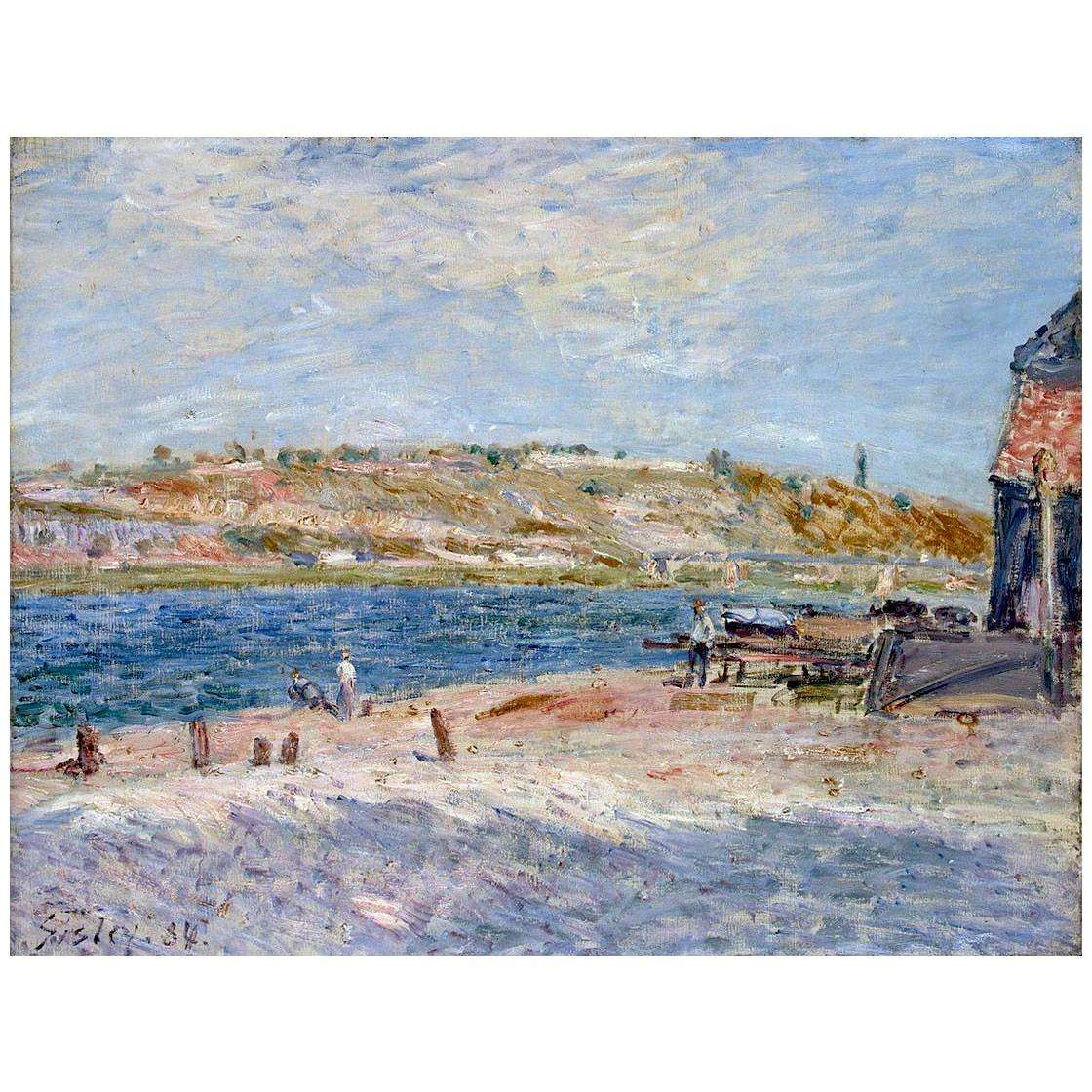  Alfred Sisley. Berges a Saint-Mammes. 1884. Hermitage