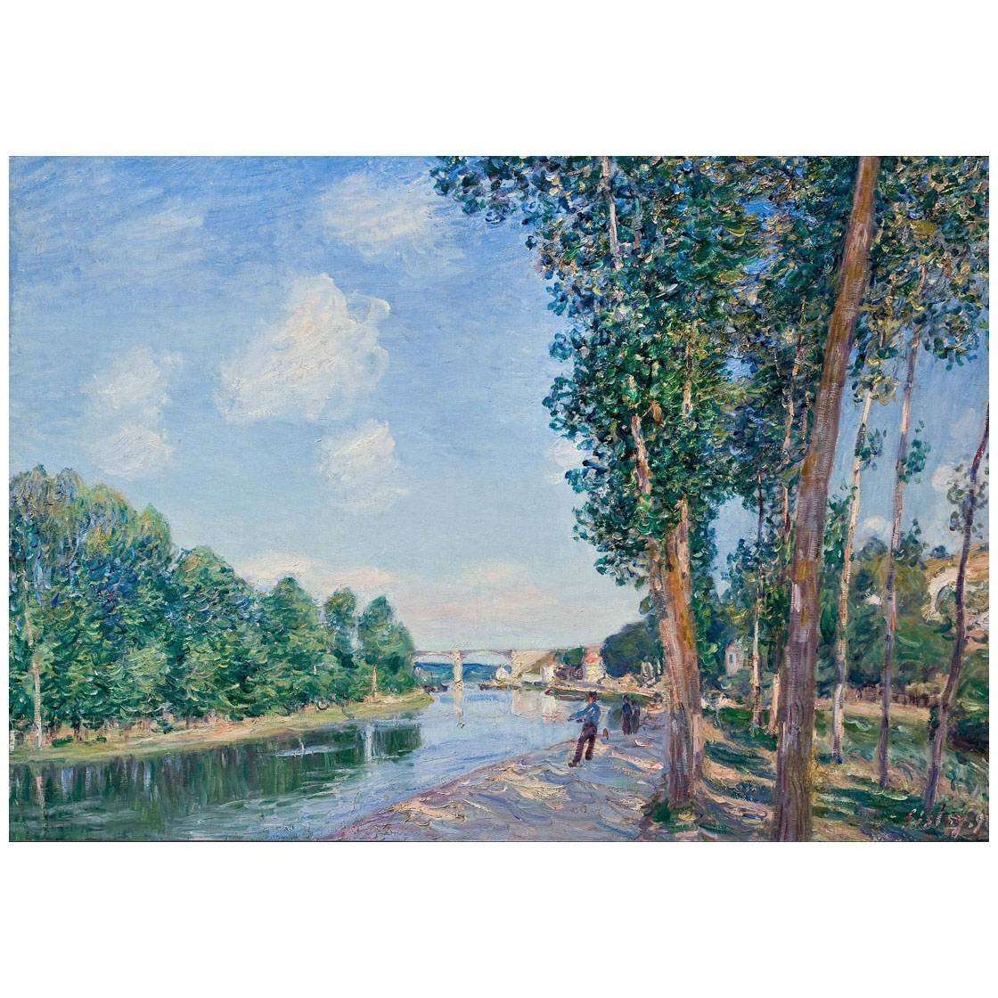  Alfred Sisley. Saint-Mammes. 1892. MNAC Barcelona