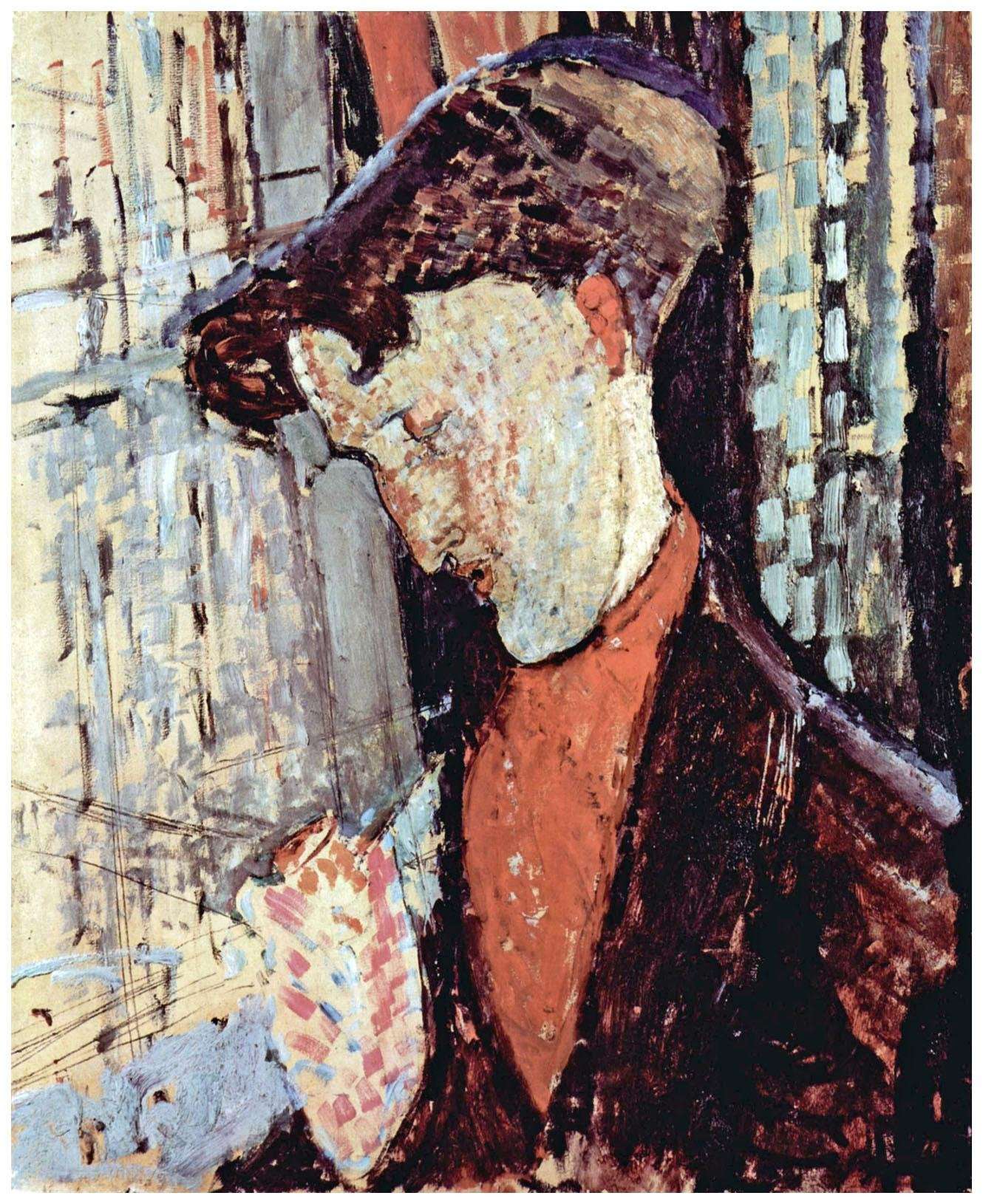  Amedeo Modigliani. Portrait de Frank Burty. 1914. Museo del Novecento Milano