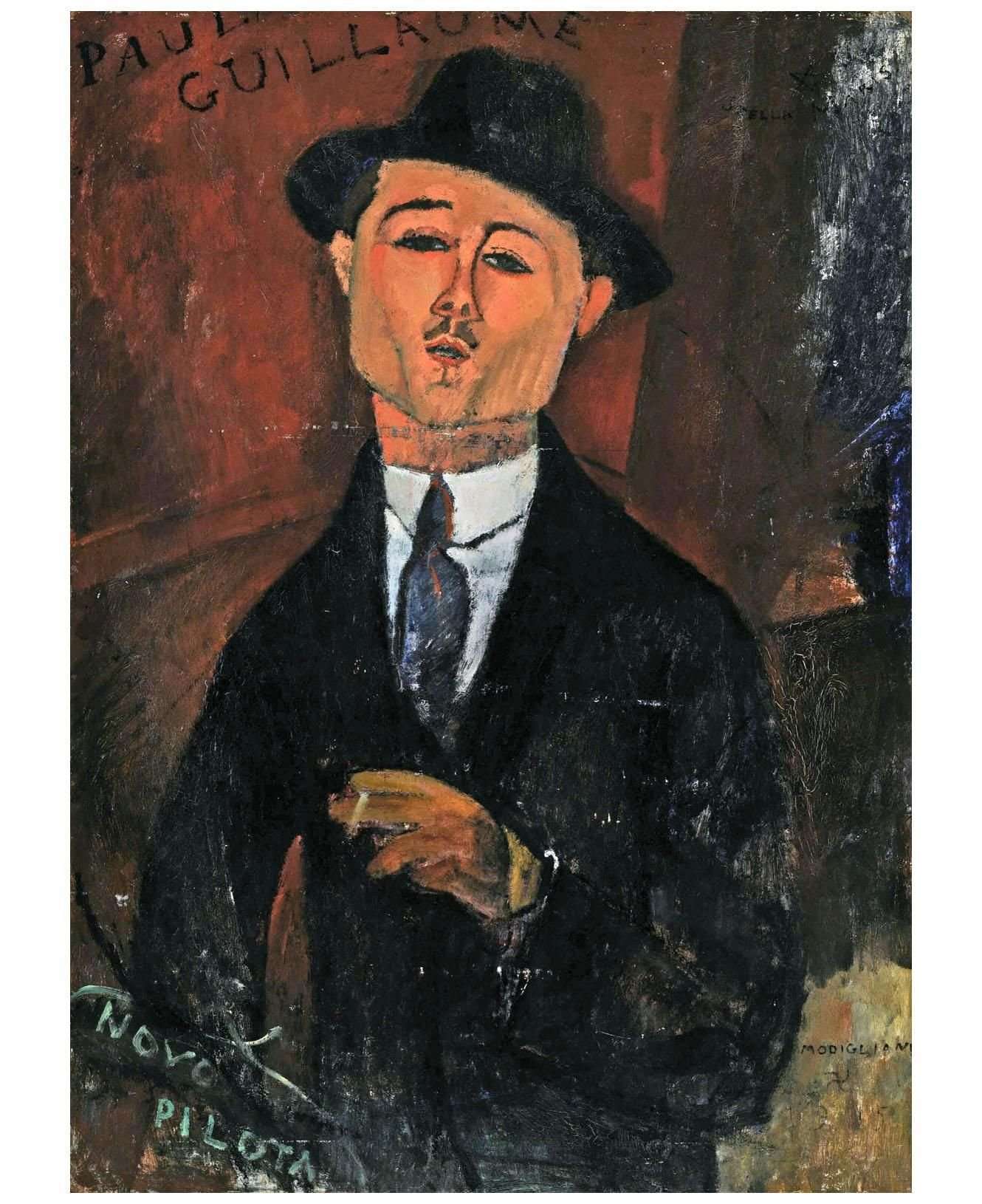  Amedeo Modigliani. Paul Guillaume. 1915. Musee de lOrangerie Paris
