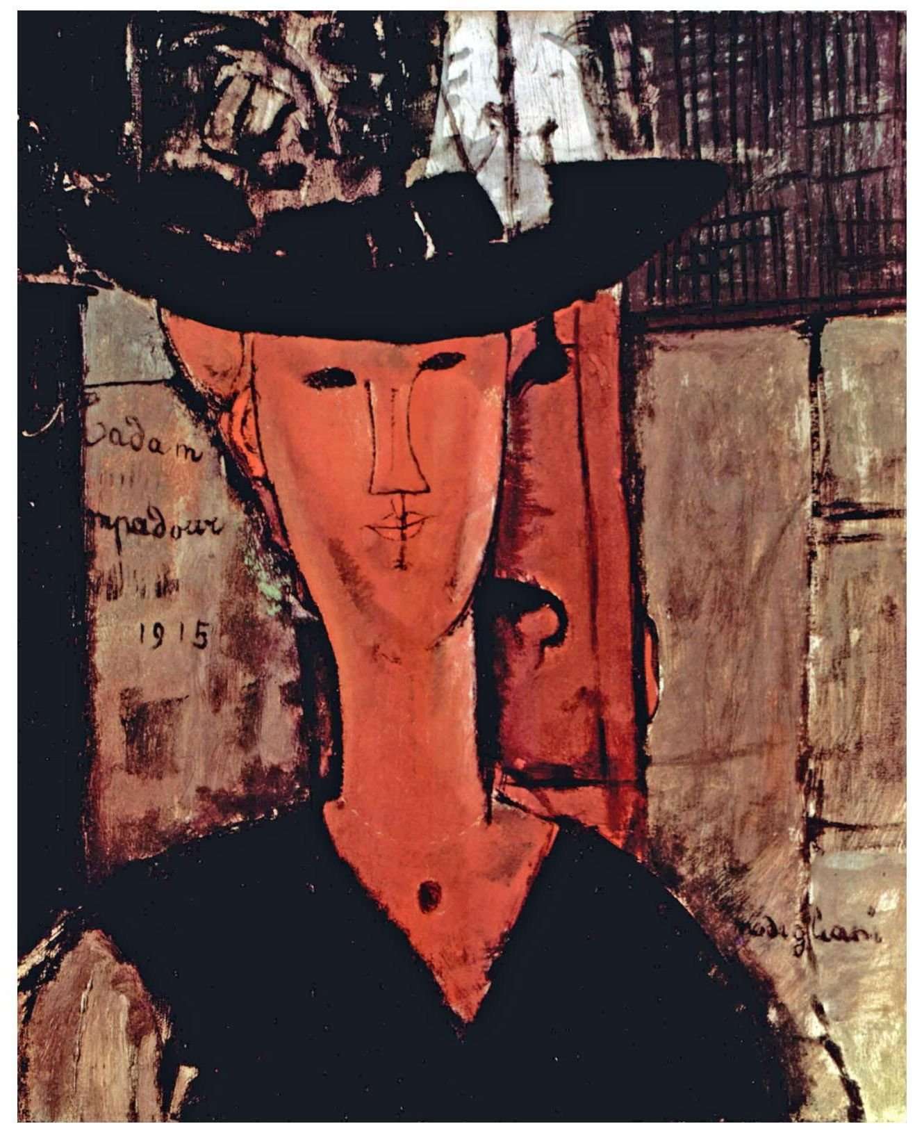  Amedeo Modigliani. Madam Pompadour. 1915. Art Institute of Chicago