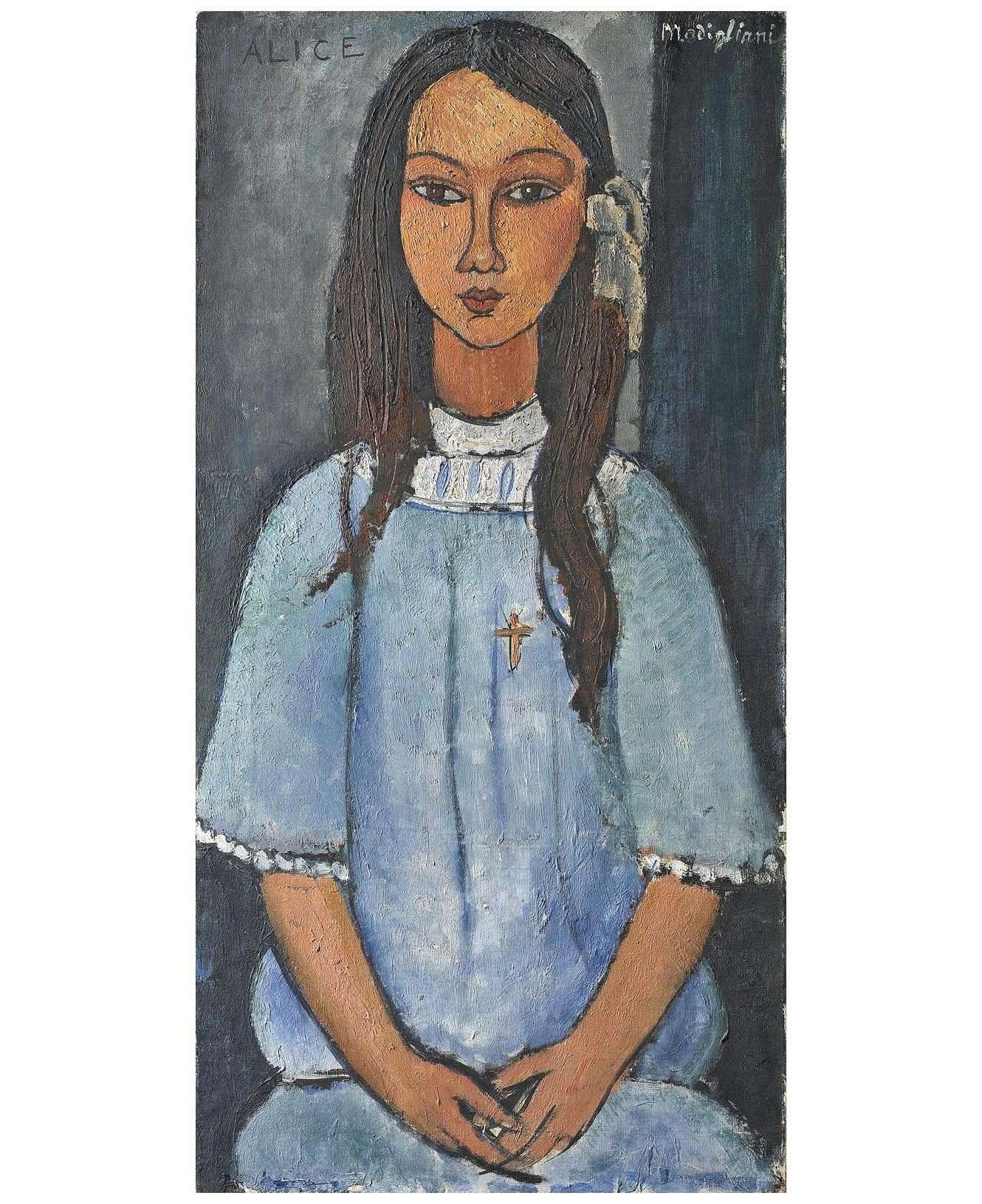  Amedeo Modigliani. Alice. 1916. SMK Copenhagen