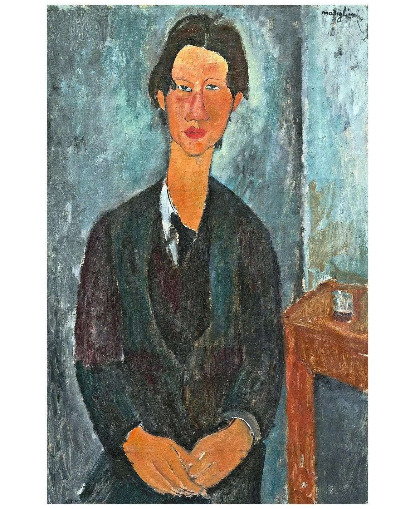  Amedeo Modigliani. Chaim Sutine. 1917. NGA Washington