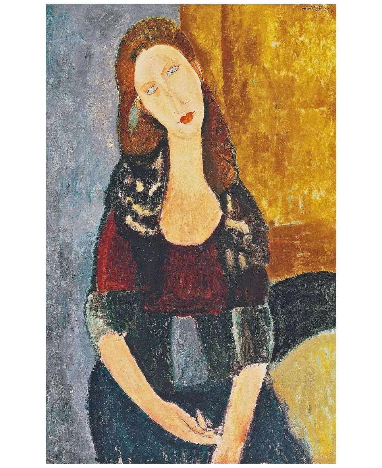  Amedeo Modigliani. Jeanne Hebuterne. 1918. Kunsthaus Zurich