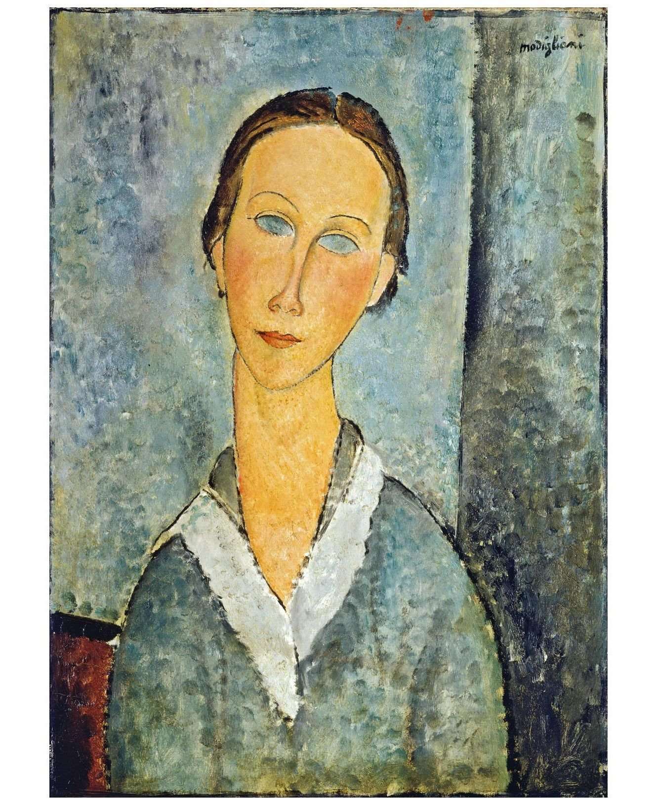  Amedeo Modigliani. Fille en chemise de Marin. 1918. Metropolitan NY