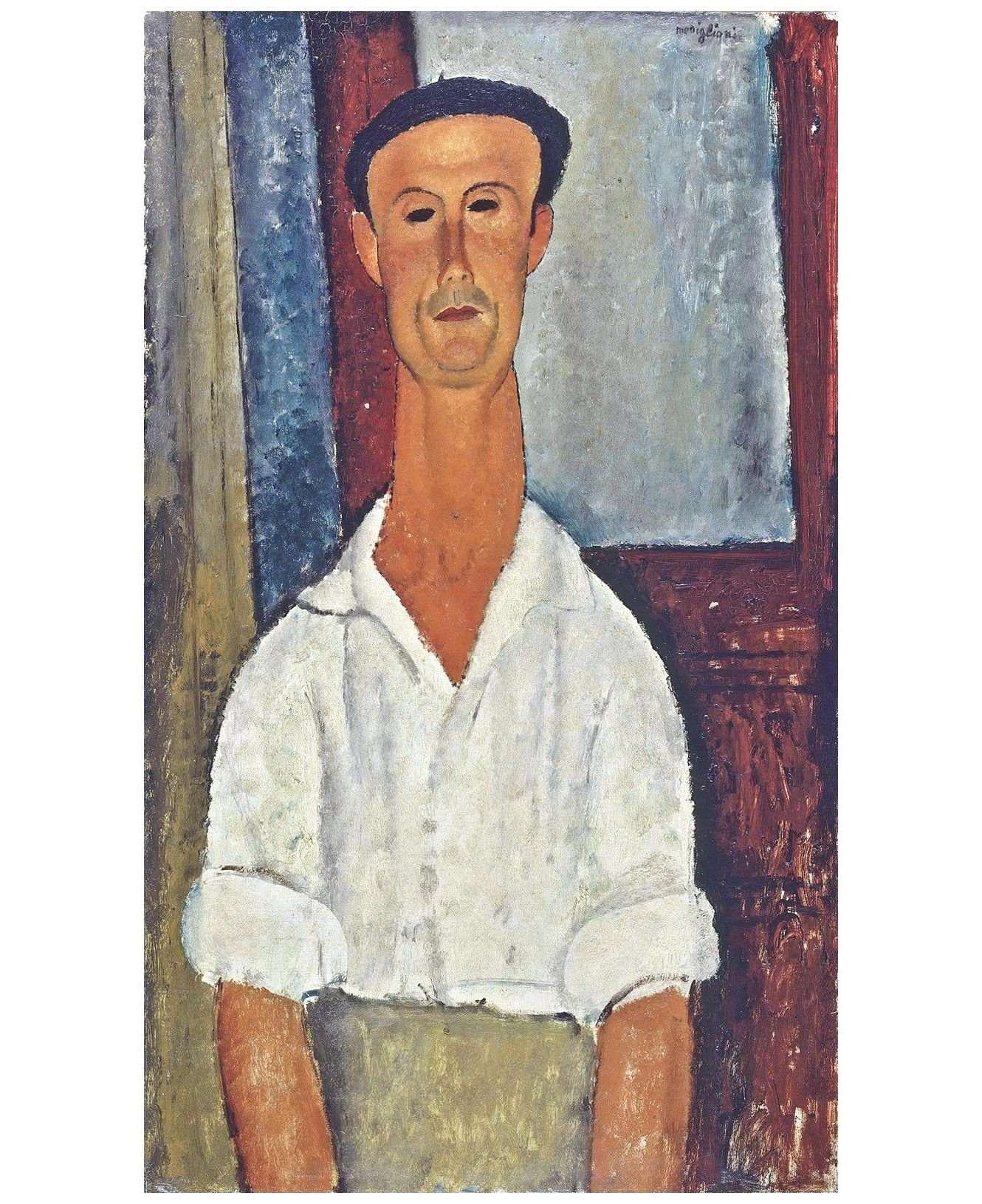 Amedeo Modigliani. Gaston Modot. 1918. Centre Pompidou Paris