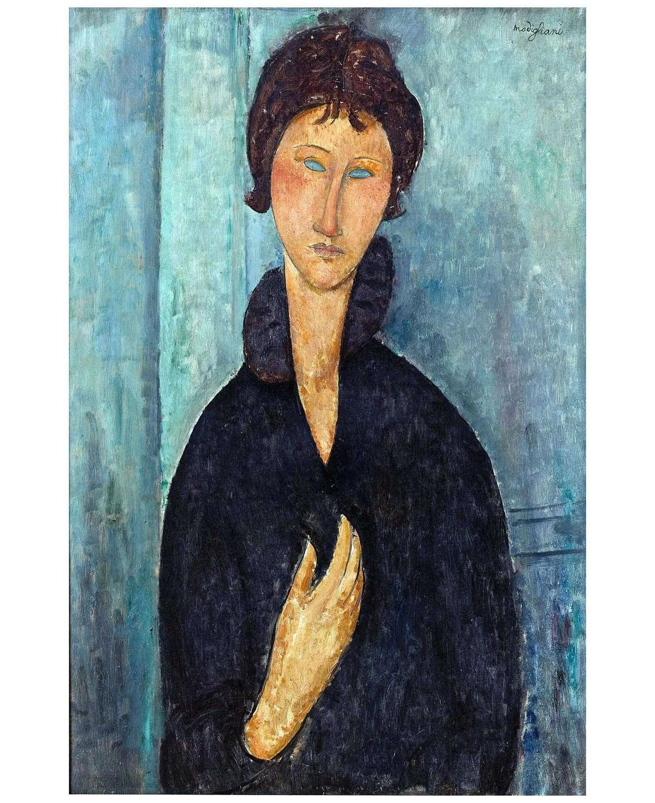  Amedeo Modigliani. Femme aux yeux bleus. 1918. MAM de Paris