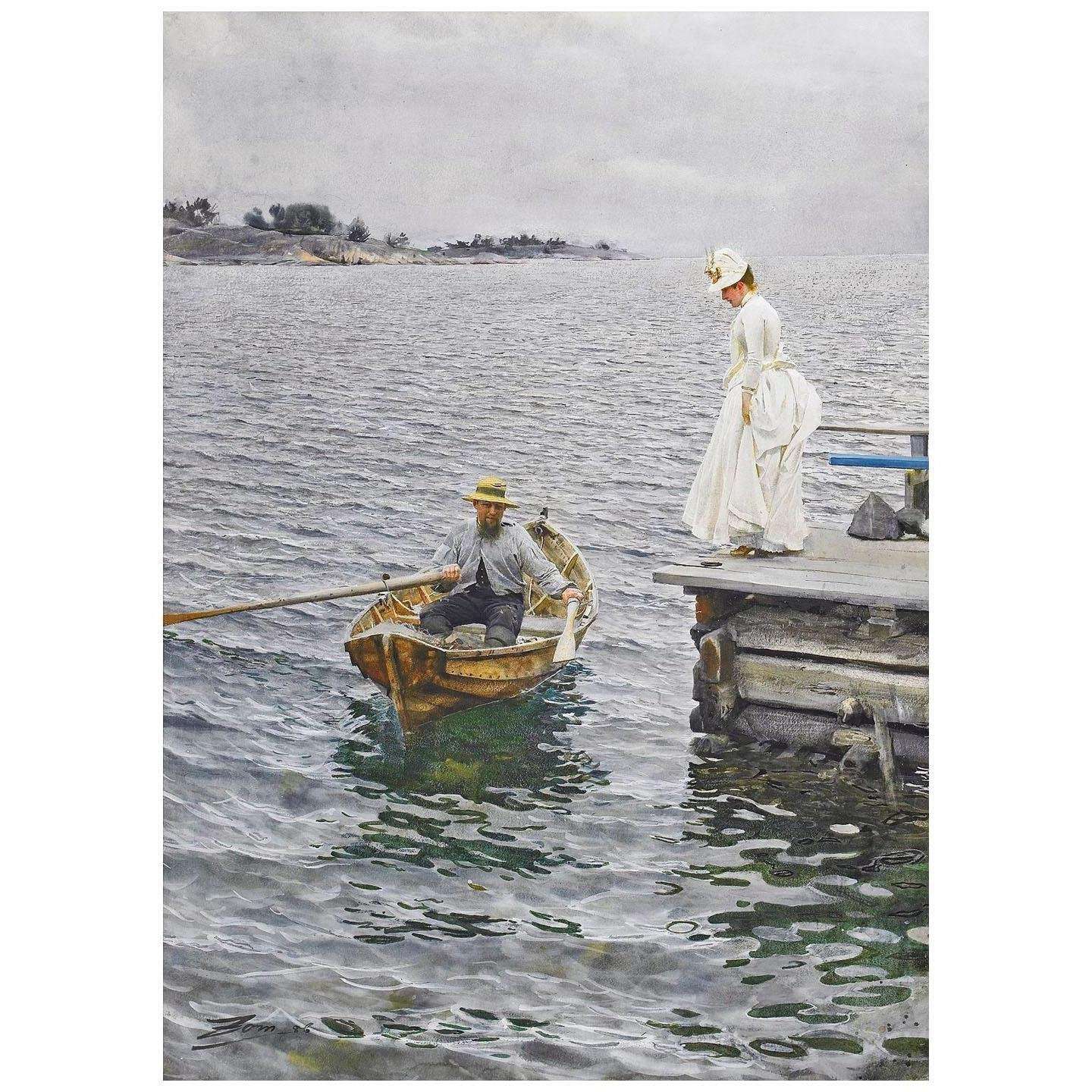  Anders Zorn. Summer Fun. 1886. Private collection.