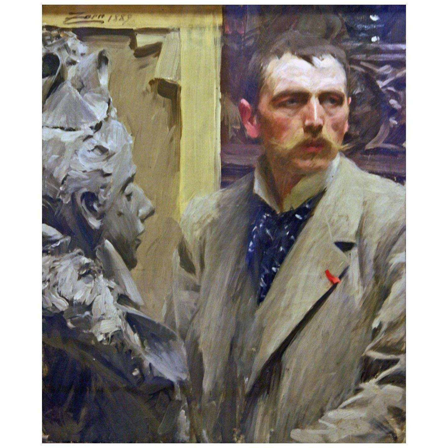  Anders Zorn. Self-portrait. 1889. Galleria degli Ufizzi