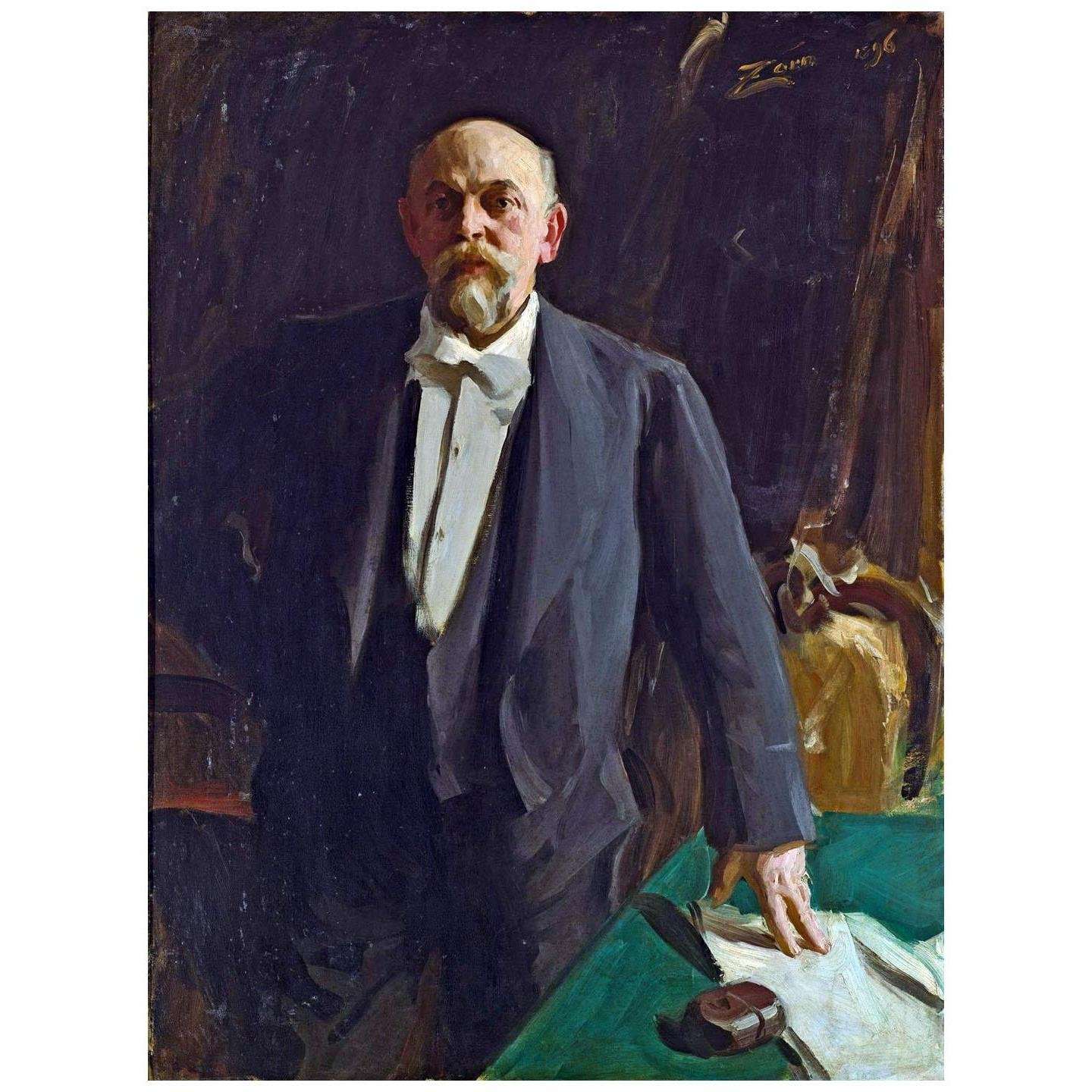 Anders Zorn. Savva Mamontov. 1896. Pushkin Museum Moscow