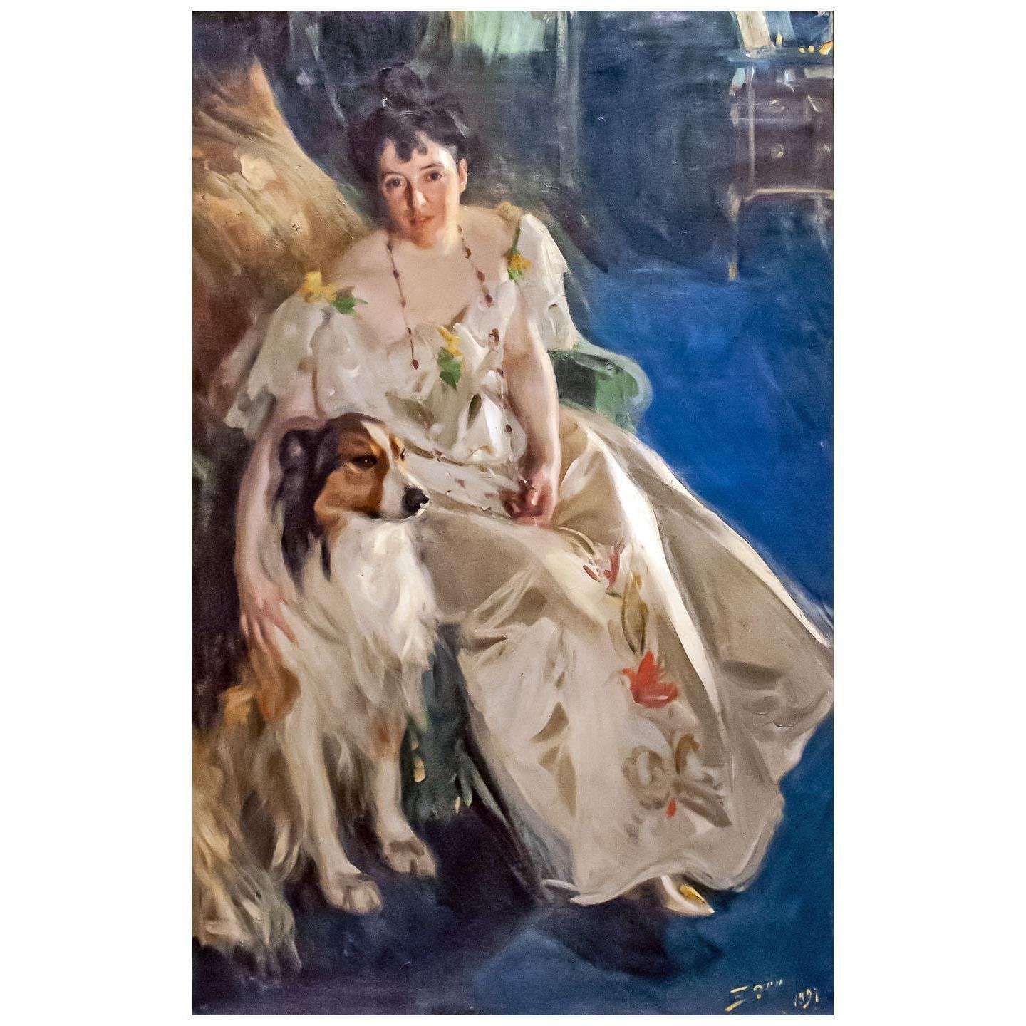  Anders Zorn. Portrait of Mrs Bacon. 1897. Metropolitan Museum New York
