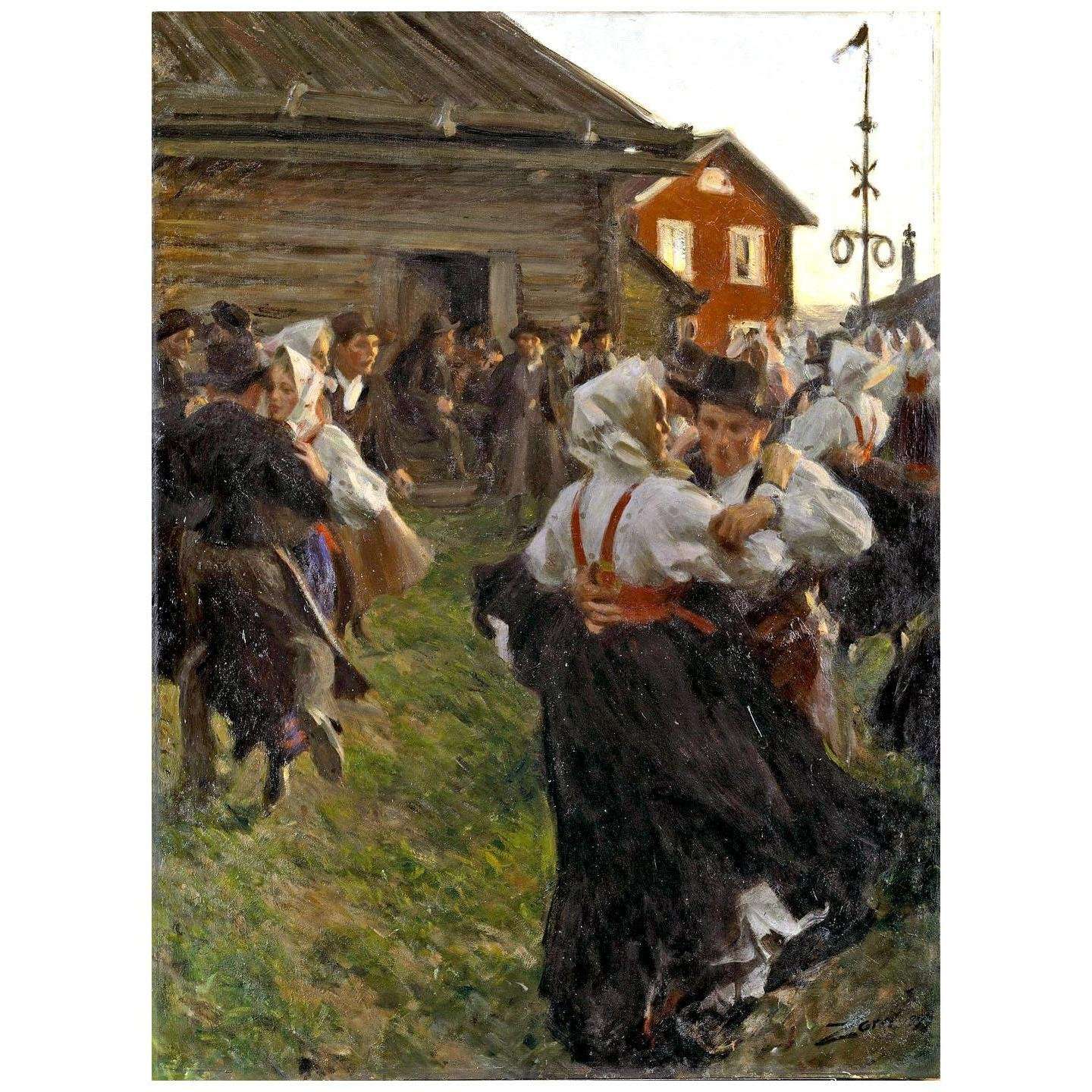  Anders Zorn. Midsummer Dance. 1897. Nationalmuseum Stockholm