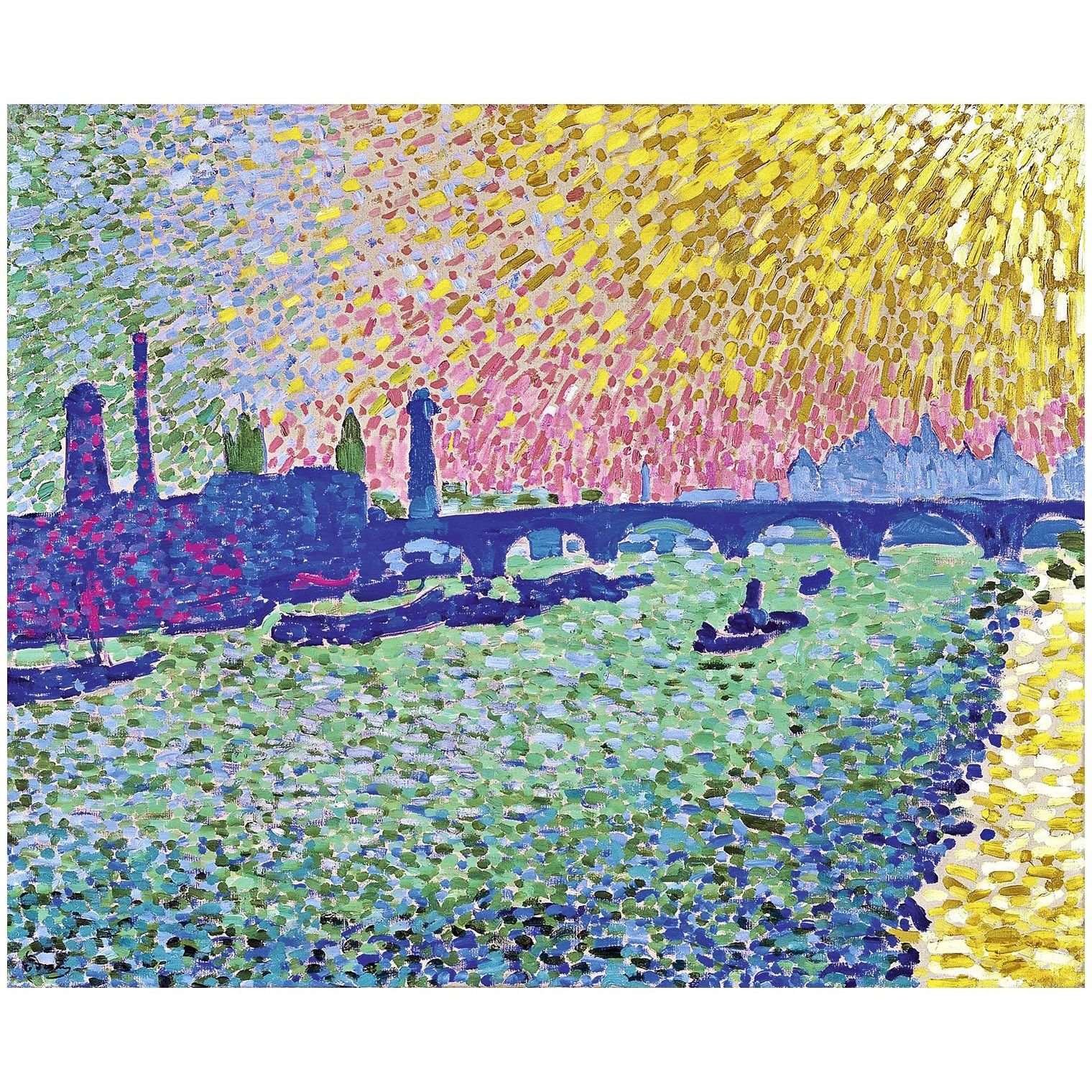  Andre Derain. Le Pont de Waterloo. 1905. Museo Thyssen-Bornemisza