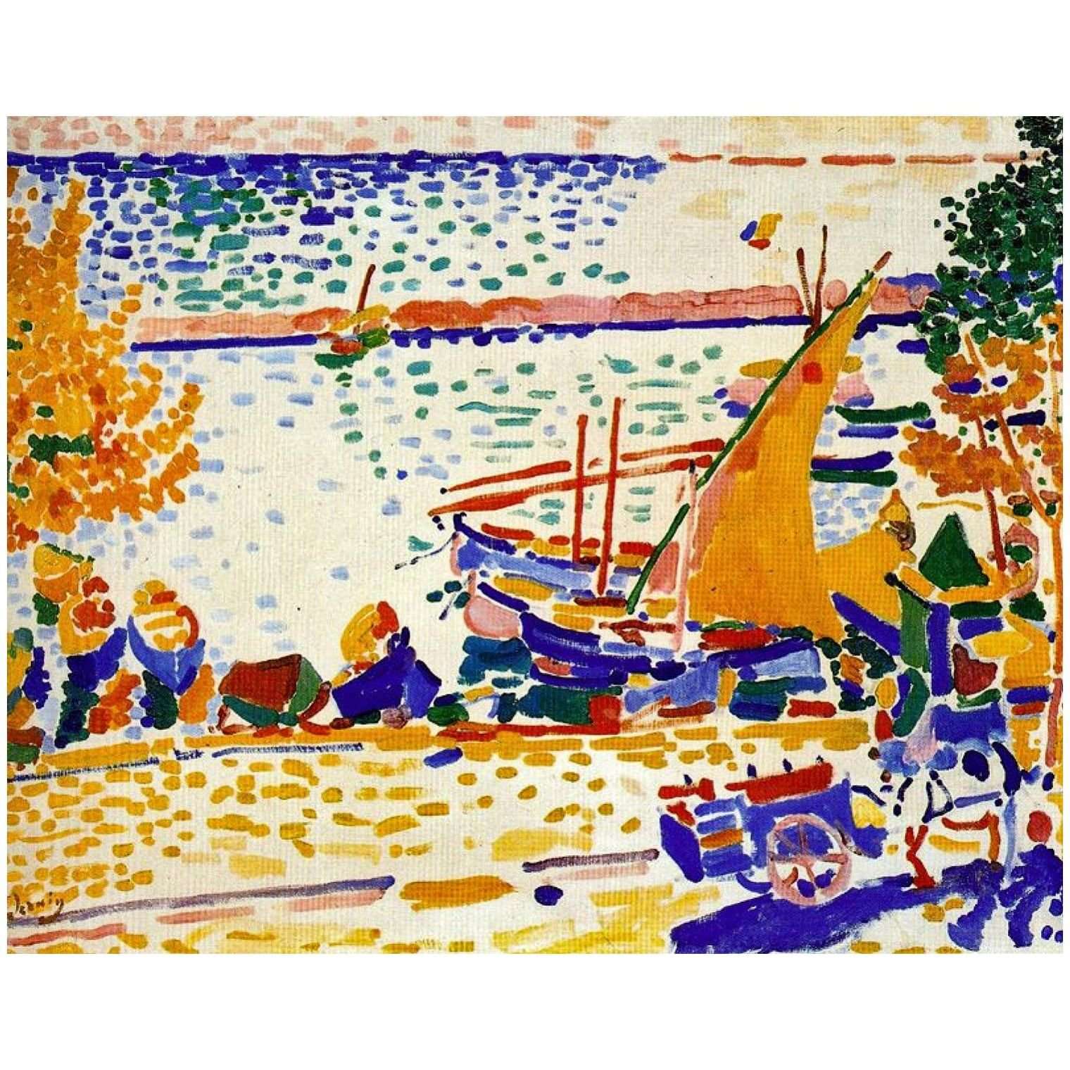  Andre Derain. Le Port de Collioure. 1905. Musee dArt moderne Troyes