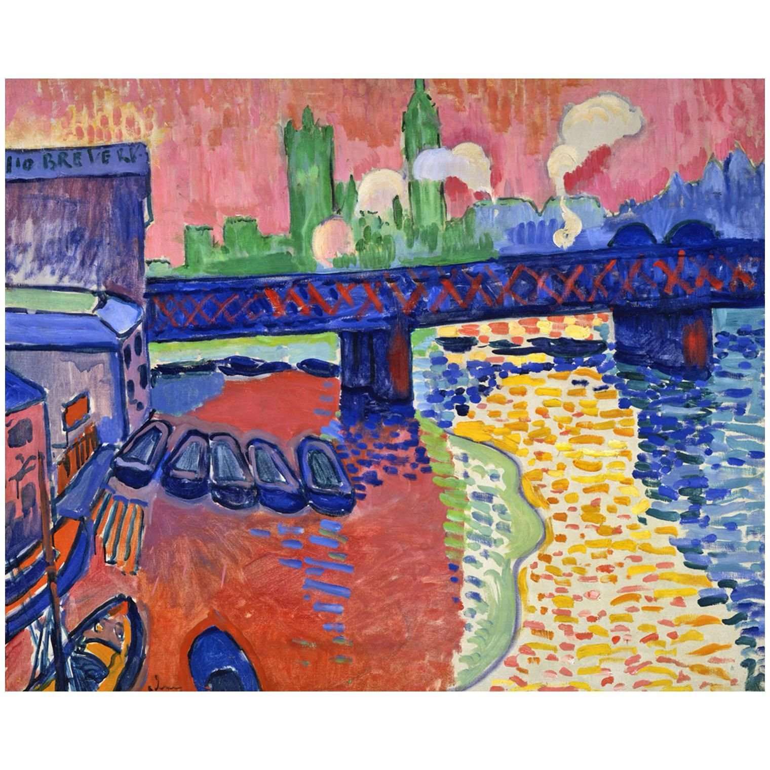 Andre Derain. Charing Cross Bridge. 1906. NGA Washington