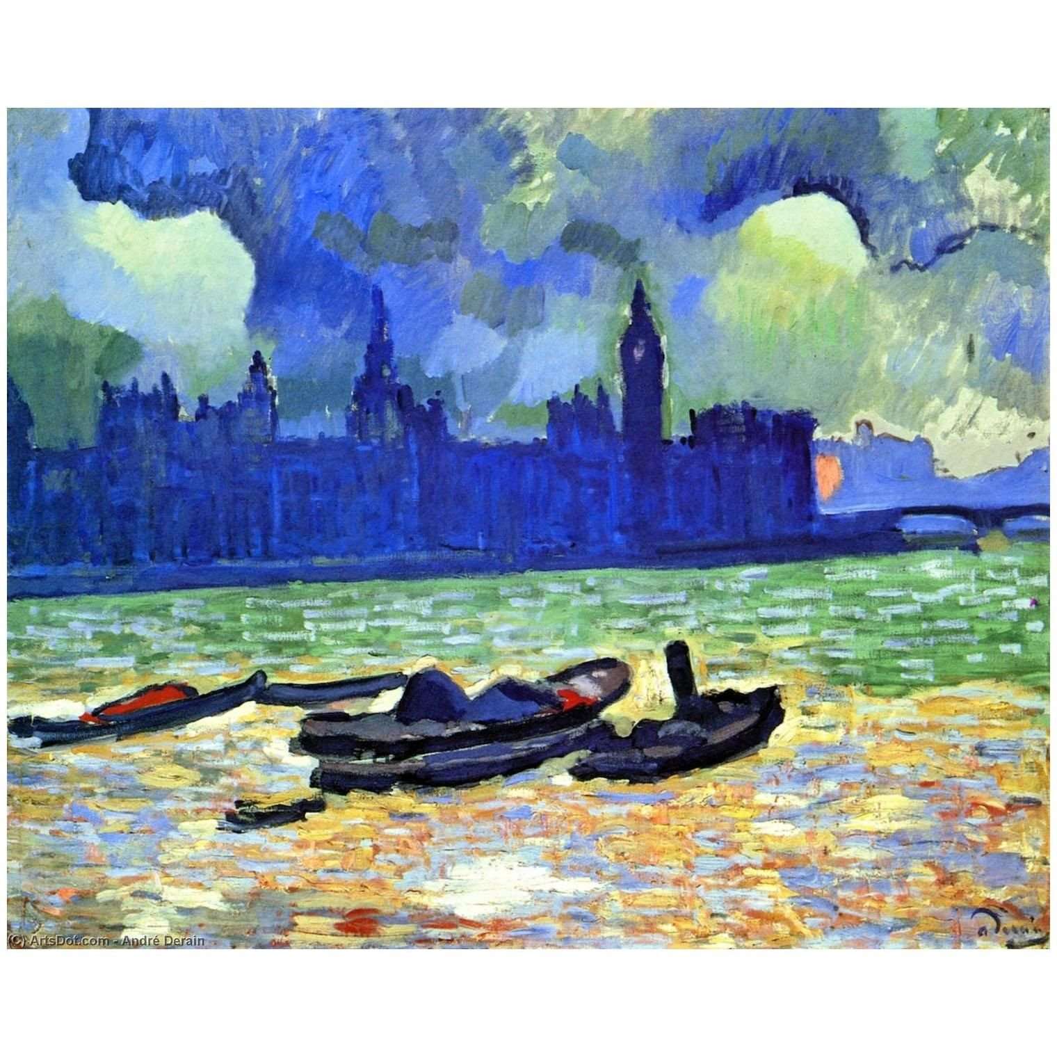  Andre Derain. Le Palais de Westminster. 1906. Metropolitan Museum NY
