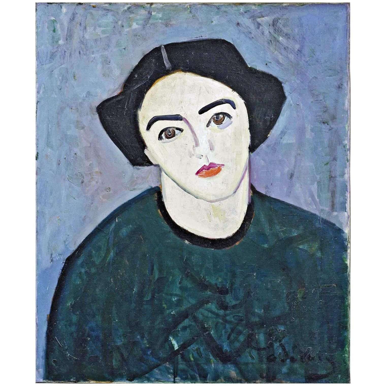  Andre Derain. Madam Derain. 1907. MoMA NY