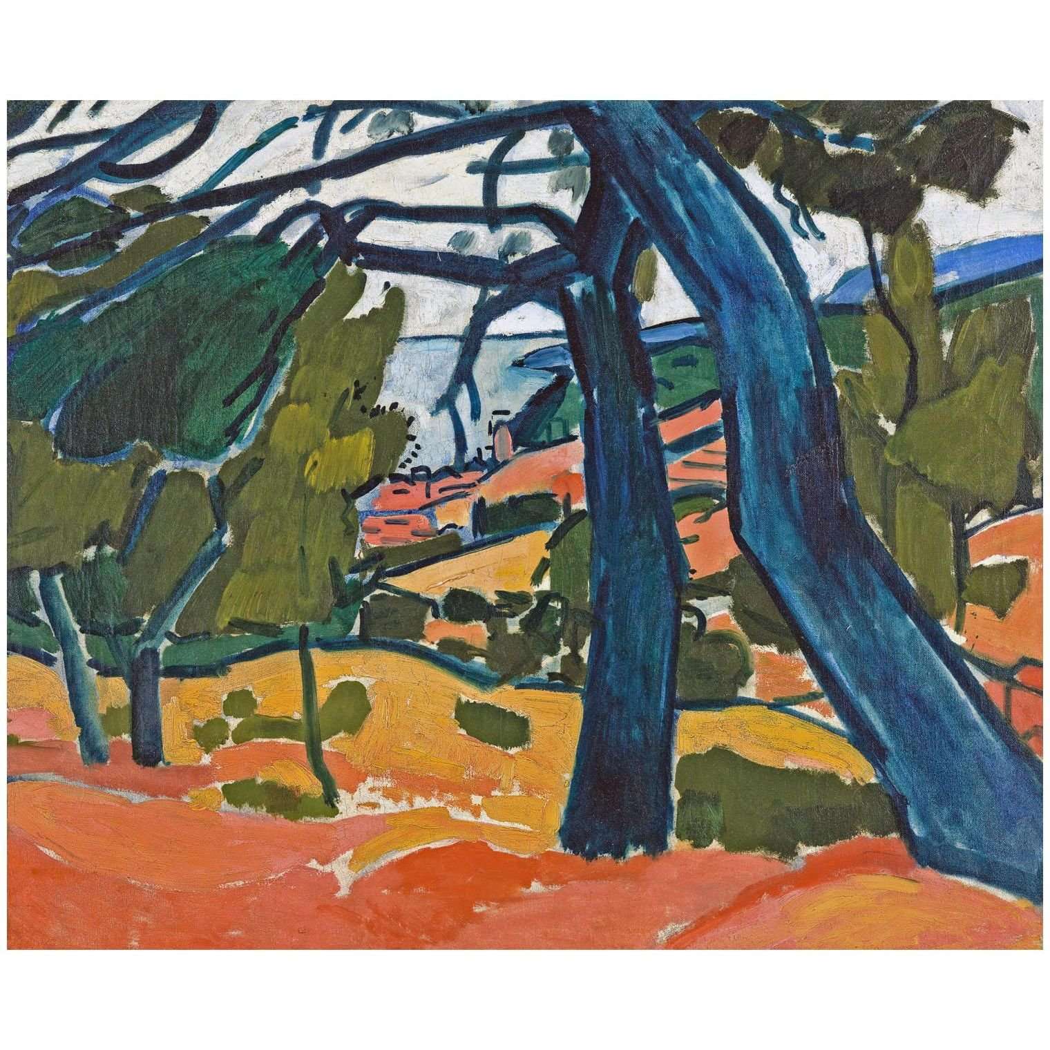  Andre Derain. Pin?de ? Cassis. 1907. Mus?e Cantini, Marseille